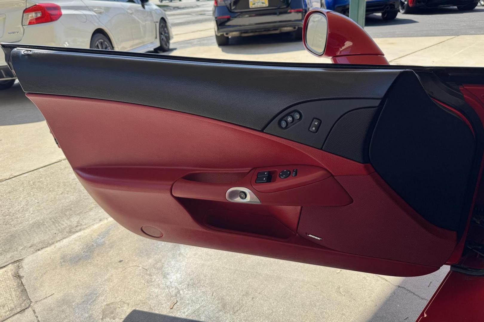 2006 Victory Red /Black/Red Chevrolet Corvette Convertible (1G1YY36U665) with an V8 6.0 Liter engine, 6 Speed Manual transmission, located at 2304 W. Main St., Boise, ID, 83702, (208) 342-7777, 43.622105, -116.218658 - 6-Speed Manual Convertible! 3LT and Z51 package! - Photo#4