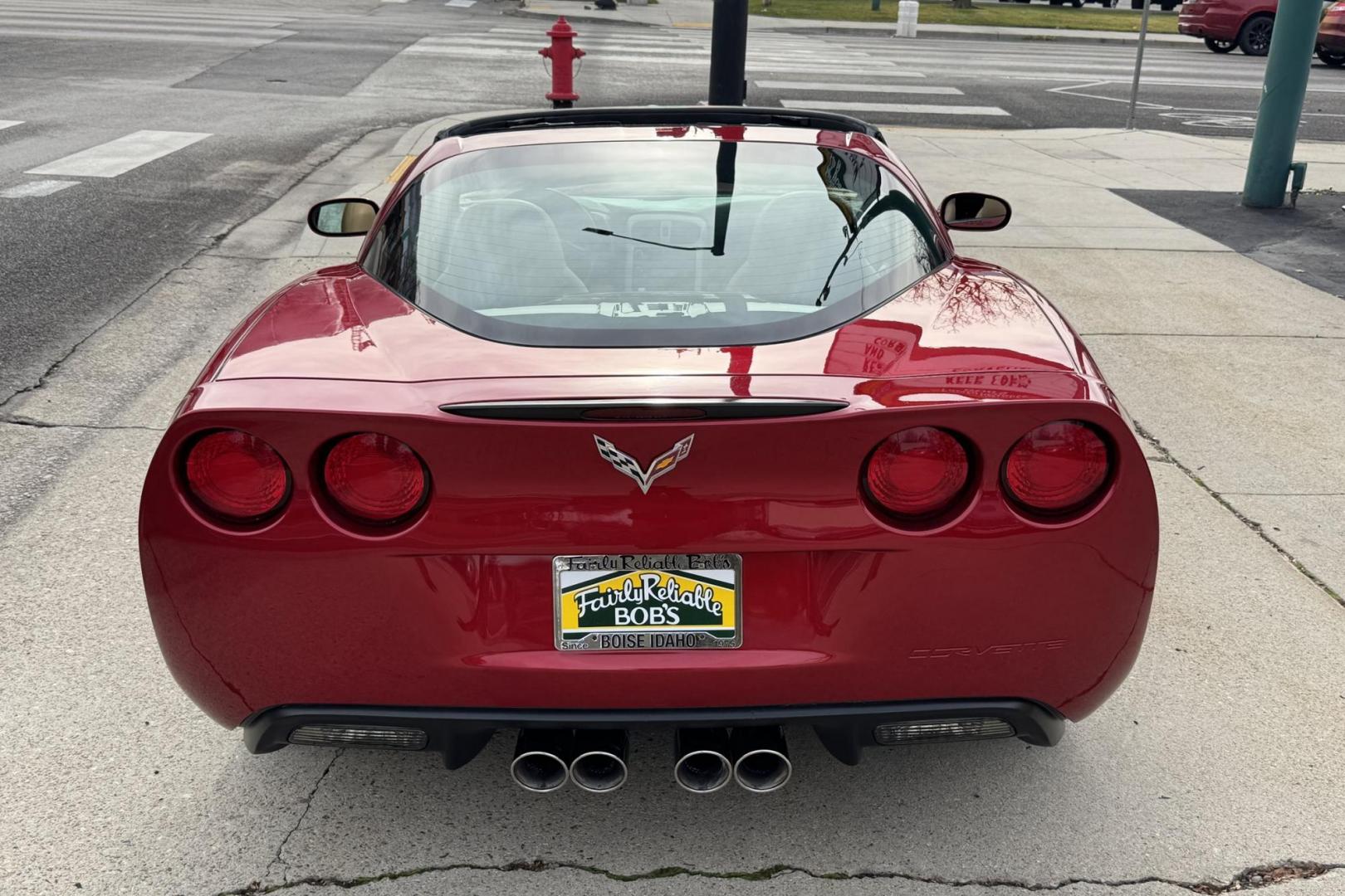 2005 Magnetic Red /Cashmere Chevrolet Corvette (1G1YY24U755) with an LS2 engine, Automatic transmission, located at 2304 W. Main St., Boise, ID, 83702, (208) 342-7777, 43.622105, -116.218658 - New Tires! Preferred Equipment Group! Ready To Go! - Photo#2