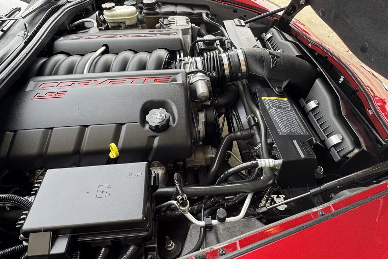 2005 Magnetic Red /Cashmere Chevrolet Corvette (1G1YY24U755) with an LS2 engine, Automatic transmission, located at 2304 W. Main St., Boise, ID, 83702, (208) 342-7777, 43.622105, -116.218658 - New Tires! Preferred Equipment Group! Ready To Go! - Photo#15