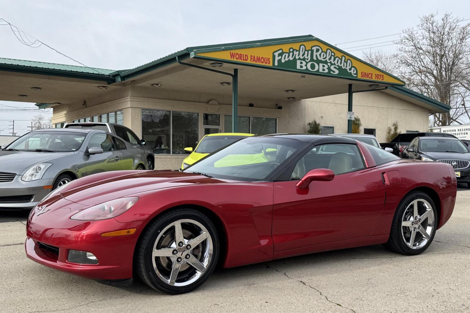 2005 Magnetic Red /Cashmere Chevrolet Corvette (1G1YY24U755) with an LS2 engine, Automatic transmission, located at 2304 W. Main St., Boise, ID, 83702, (208) 342-7777, 43.622105, -116.218658 - New Tires! Preferred Equipment Group! Ready To Go! - Photo#22
