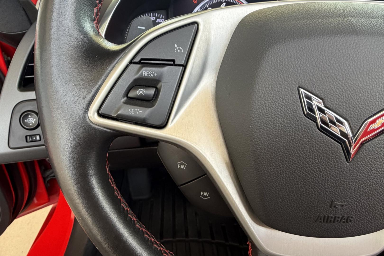 2014 Torch Red /Adrenaline Red Chevrolet Corvette Stingray 3LT (1G1YF2D75E5) with an V8 6.2 Liter engine, Automatic 6 Speed transmission, located at 2304 W. Main St., Boise, ID, 83702, (208) 342-7777, 43.622105, -116.218658 - Gorgeous 3LT Coupe! Low miles!- Photo#7