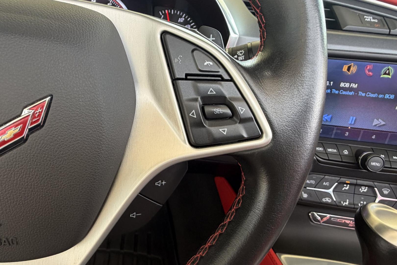 2014 Torch Red /Adrenaline Red Chevrolet Corvette Stingray 3LT (1G1YF2D75E5) with an V8 6.2 Liter engine, Automatic 6 Speed transmission, located at 2304 W. Main St., Boise, ID, 83702, (208) 342-7777, 43.622105, -116.218658 - Gorgeous 3LT Coupe! Low miles!- Photo#8