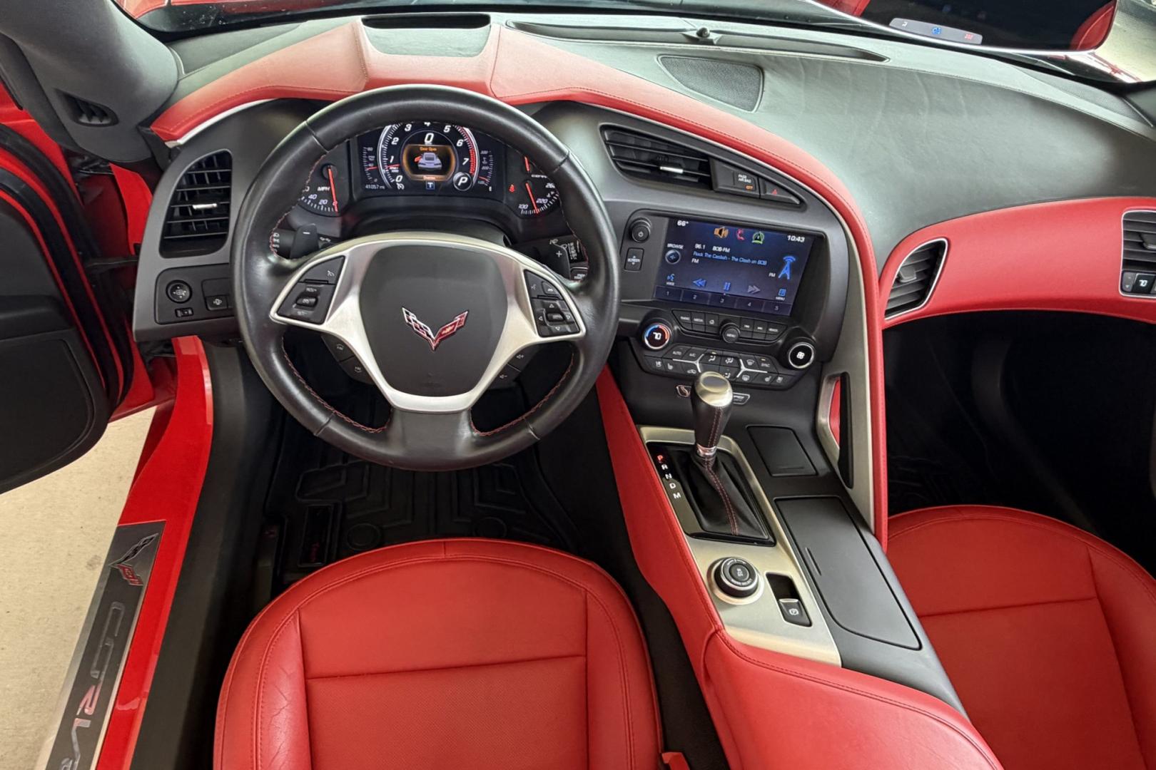 2014 Torch Red /Adrenaline Red Chevrolet Corvette Stingray 3LT (1G1YF2D75E5) with an V8 6.2 Liter engine, Automatic 6 Speed transmission, located at 2304 W. Main St., Boise, ID, 83702, (208) 342-7777, 43.622105, -116.218658 - Gorgeous 3LT Coupe! Low miles!- Photo#12