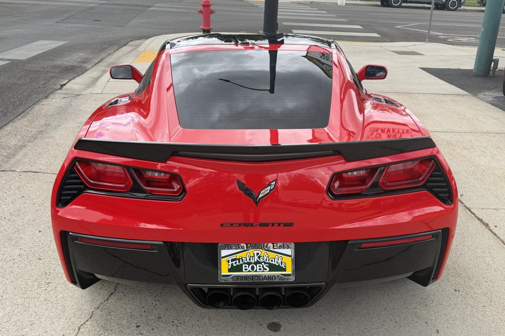 2014 Torch Red /Adrenaline Red Chevrolet Corvette Stingray 3LT (1G1YF2D75E5) with an V8 6.2 Liter engine, Automatic 6 Speed transmission, located at 2304 W. Main St., Boise, ID, 83702, (208) 342-7777, 43.622105, -116.218658 - Gorgeous 3LT Coupe! Low miles!- Photo#20