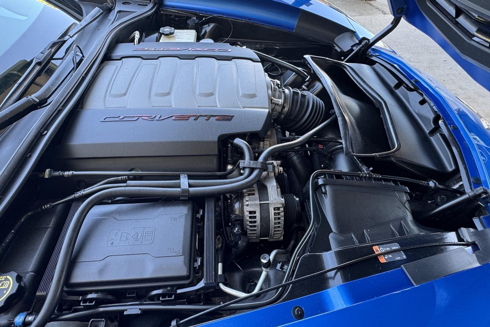 2014 Laguna Blue /Gray Chevrolet Corvette 3LT Z51 (1G1YM3D73E5) with an V8 6.2 Liter engine, Automatic 6 Speed transmission, located at 2304 W. Main St., Boise, ID, 83702, (208) 342-7777, 43.622105, -116.218658 - Stunning 3LT & Z51 package! - Photo#12