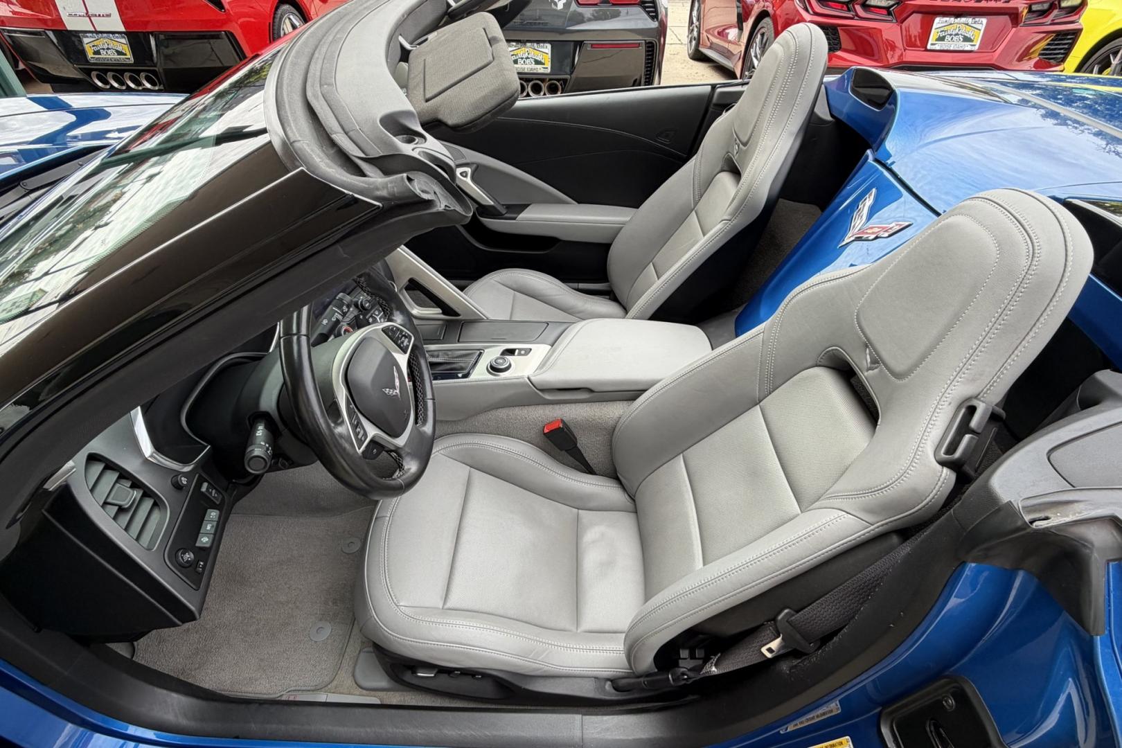 2014 Laguna Blue /Gray Chevrolet Corvette Stingray Convertible 3LT Z51 (1G1YM3D73E5) with an V8 6.2 Liter engine, Automatic 6 Speed transmission, located at 2304 W. Main St., Boise, ID, 83702, (208) 342-7777, 43.622105, -116.218658 - Laguna Blue! Stunning 3LT & Z51 Package!- Photo#5