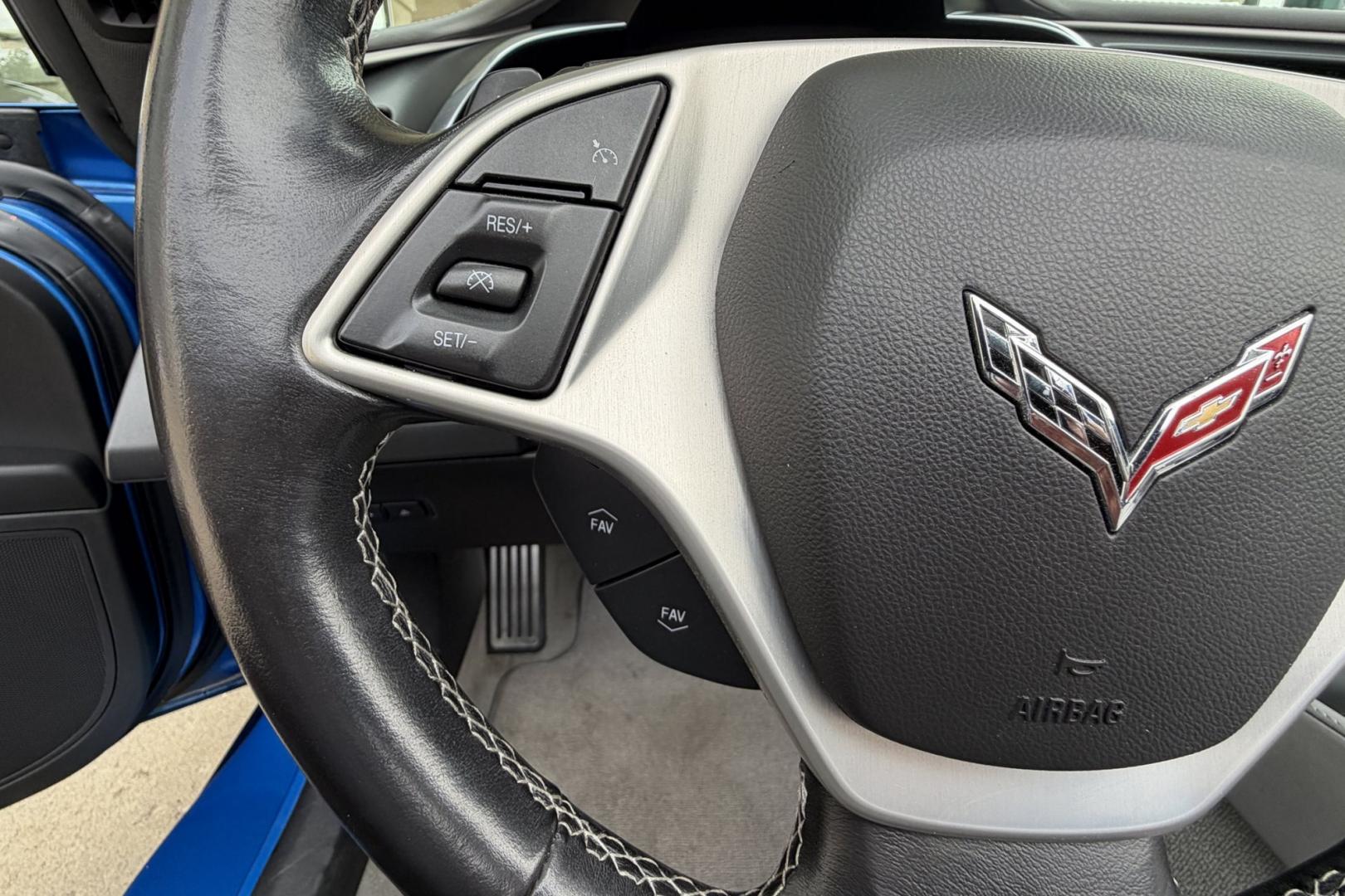 2014 Laguna Blue /Gray Chevrolet Corvette Stingray Convertible 3LT Z51 (1G1YM3D73E5) with an V8 6.2 Liter engine, Automatic 6 Speed transmission, located at 2304 W. Main St., Boise, ID, 83702, (208) 342-7777, 43.622105, -116.218658 - Laguna Blue! Stunning 3LT & Z51 Package!- Photo#8