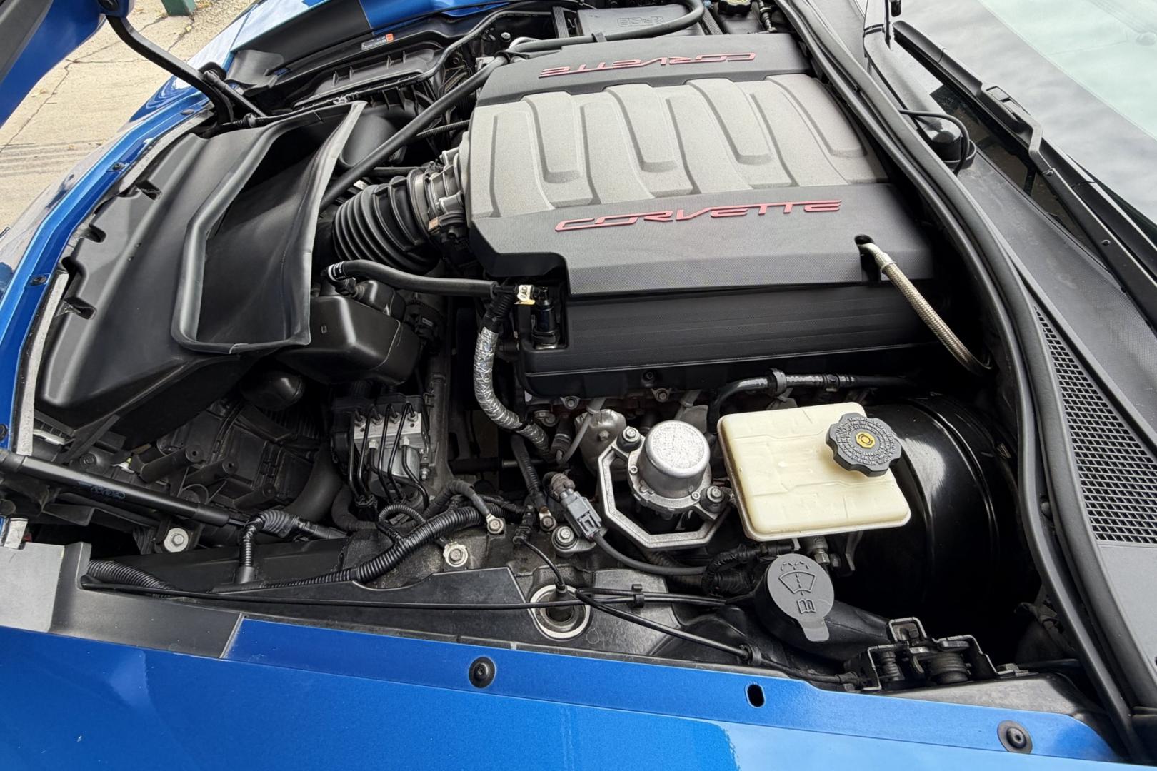 2014 Laguna Blue /Gray Chevrolet Corvette Stingray Convertible 3LT Z51 (1G1YM3D73E5) with an V8 6.2 Liter engine, Automatic 6 Speed transmission, located at 2304 W. Main St., Boise, ID, 83702, (208) 342-7777, 43.622105, -116.218658 - Laguna Blue! Stunning 3LT & Z51 Package!- Photo#14