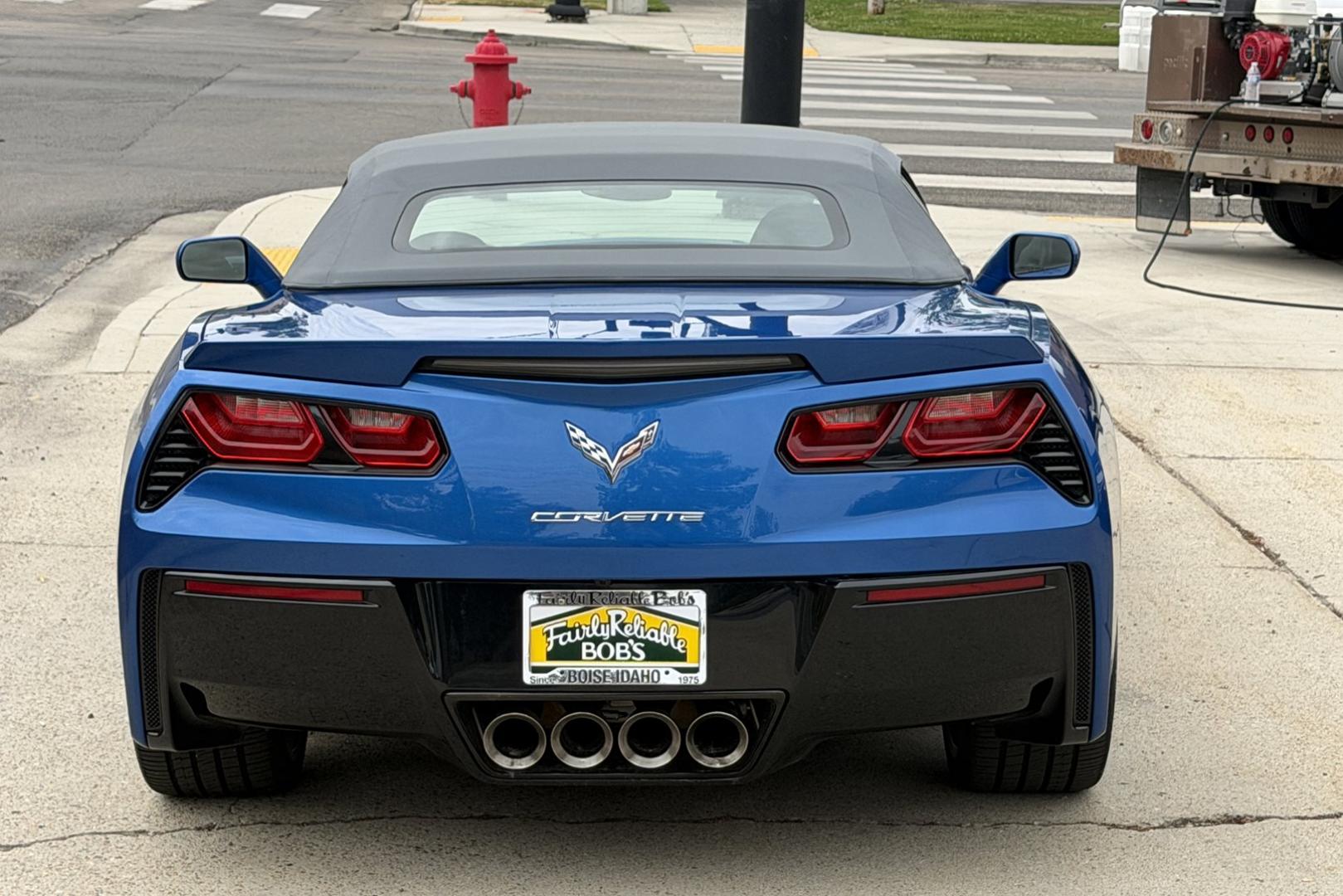 2014 Laguna Blue /Gray Chevrolet Corvette Stingray Convertible 3LT Z51 (1G1YM3D73E5) with an V8 6.2 Liter engine, Automatic 6 Speed transmission, located at 2304 W. Main St., Boise, ID, 83702, (208) 342-7777, 43.622105, -116.218658 - Laguna Blue! Stunning 3LT & Z51 Package!- Photo#20