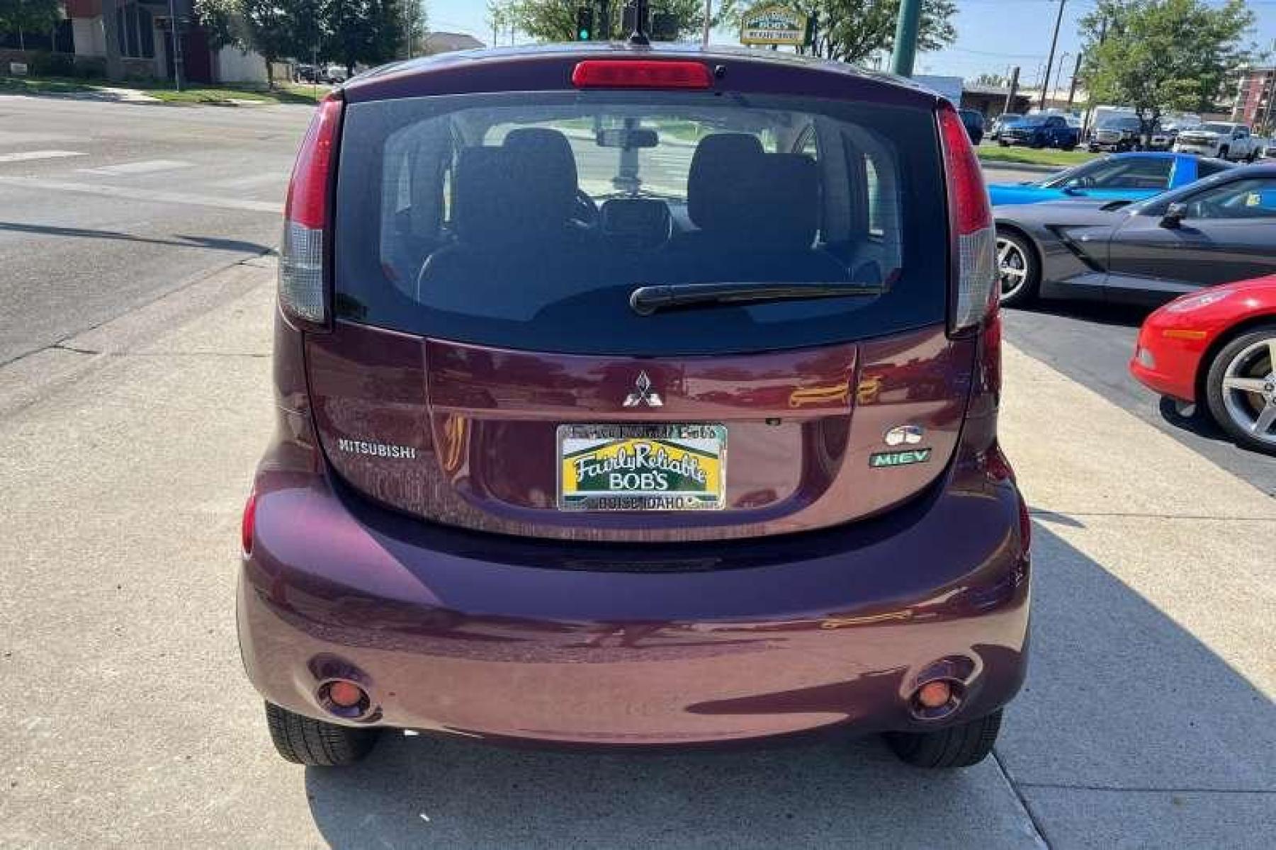 2012 Raspberry Pearl /Black Mitsubishi i-MiEV SE (JA3215H11CU) with an EV engine, Automatic transmission, located at 2304 W. Main St., Boise, ID, 83702, (208) 342-7777, 43.622105, -116.218658 - All electric! Ready to Go! - Photo #3