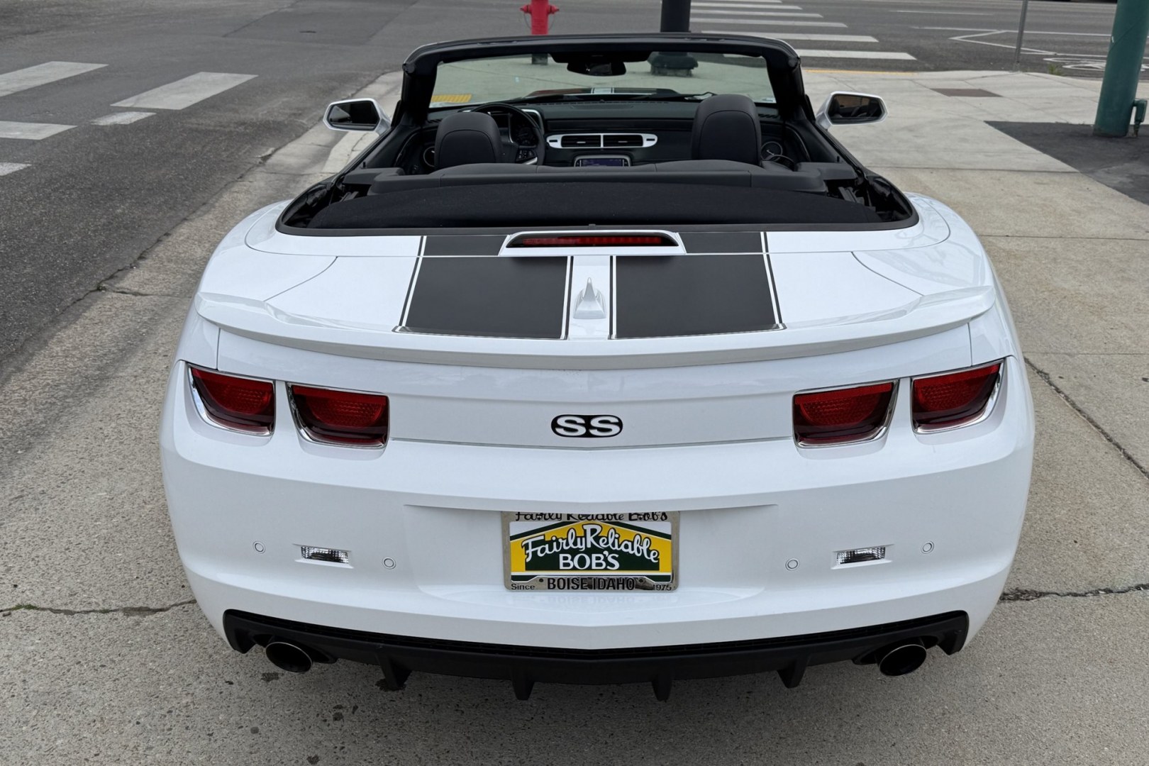 2013 Summit White /Black Chevrolet Camaro 2SS (2G1FK3DJ3D9) with an V8 6.2 Liter engine, Automatic 6 Speed transmission, located at 2304 W. Main St., Boise, ID, 83702, (208) 342-7777, 43.622105, -116.218658 - Gorgeous 2013 Chevrolet Camaro 2SS Convertible! - Photo#1