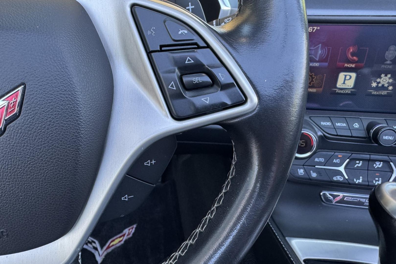 2014 Torch Red /Black Chevrolet Corvette Stingray Convertible 3LT (1G1YF3D78E5) with an V8 6.2 Liter engine, Automatic 6 Speed transmission, located at 2304 W. Main St., Boise, ID, 83702, (208) 342-7777, 43.622105, -116.218658 - Photo#19
