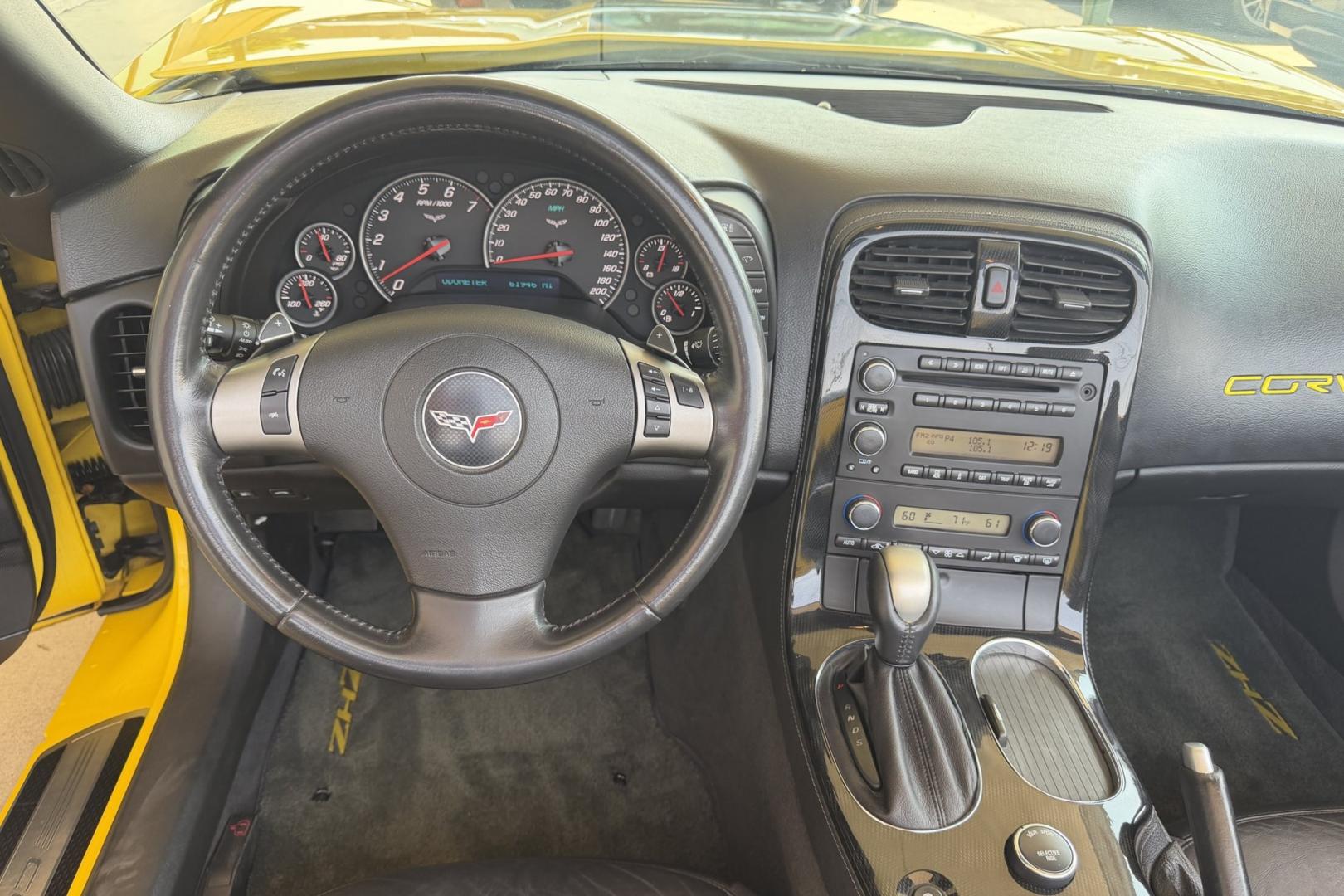 2009 Velocity Yellow /Ebony Chevrolet Corvette 2LT ZHZ (1G1YY36W595) with an LS3 engine, Automatic transmission, located at 2304 W. Main St., Boise, ID, 83702, (208) 342-7777, 43.622105, -116.218658 - GM only made 350 of these animals! Limited Edition Supercar from GM.- Photo#6