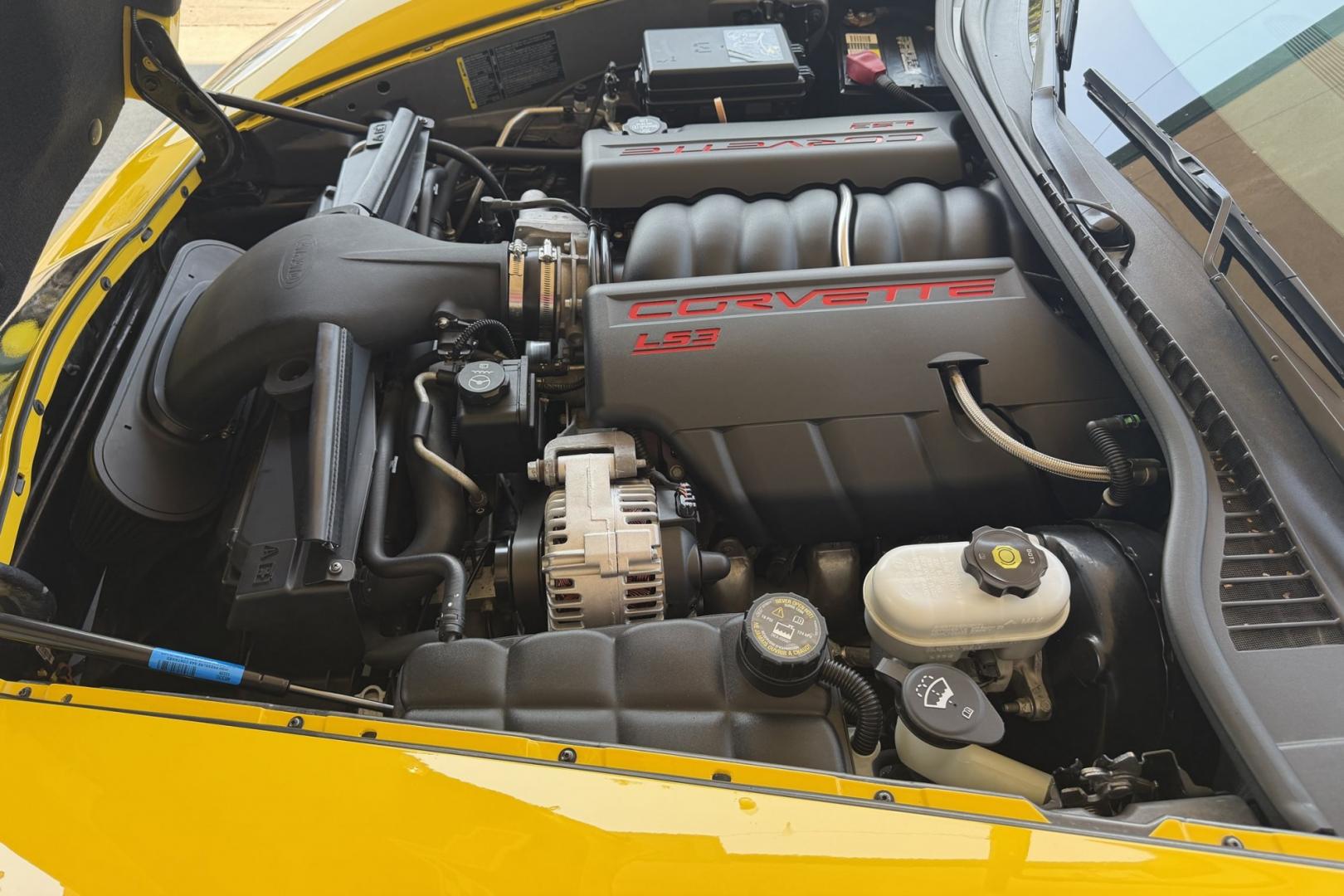 2009 Velocity Yellow /Ebony Chevrolet Corvette 2LT ZHZ (1G1YY36W595) with an LS3 engine, Automatic transmission, located at 2304 W. Main St., Boise, ID, 83702, (208) 342-7777, 43.622105, -116.218658 - GM only made 350 of these animals! Limited Edition Supercar from GM.- Photo#7
