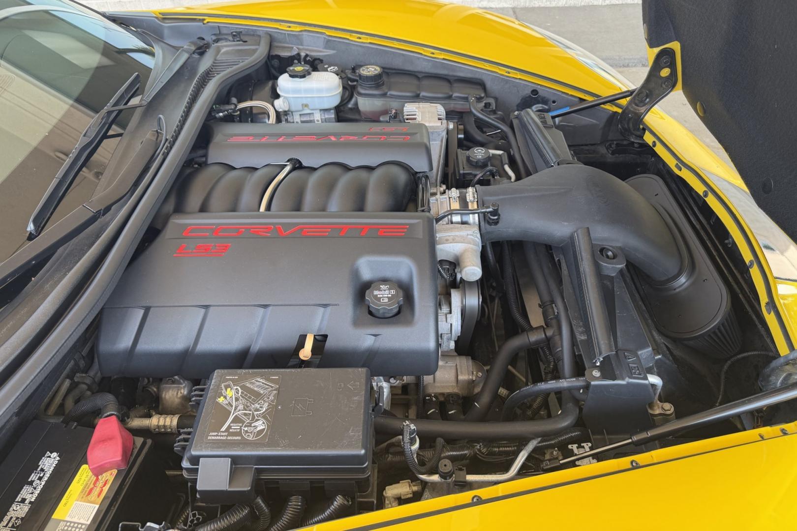 2009 Velocity Yellow /Ebony Chevrolet Corvette 2LT ZHZ (1G1YY36W595) with an LS3 engine, Automatic transmission, located at 2304 W. Main St., Boise, ID, 83702, (208) 342-7777, 43.622105, -116.218658 - GM only made 350 of these animals! Limited Edition Supercar from GM.- Photo#8