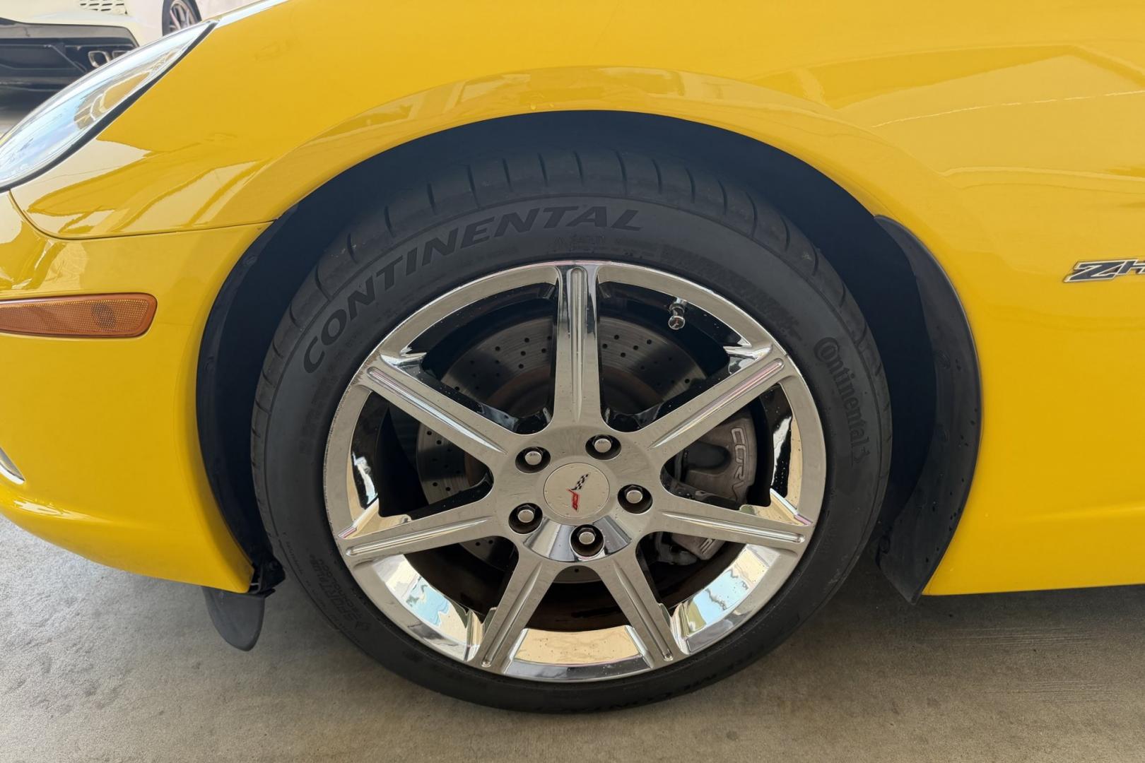 2009 Velocity Yellow /Ebony Chevrolet Corvette 2LT ZHZ (1G1YY36W595) with an LS3 engine, Automatic transmission, located at 2304 W. Main St., Boise, ID, 83702, (208) 342-7777, 43.622105, -116.218658 - GM only made 350 of these animals! Limited Edition Supercar from GM.- Photo#12
