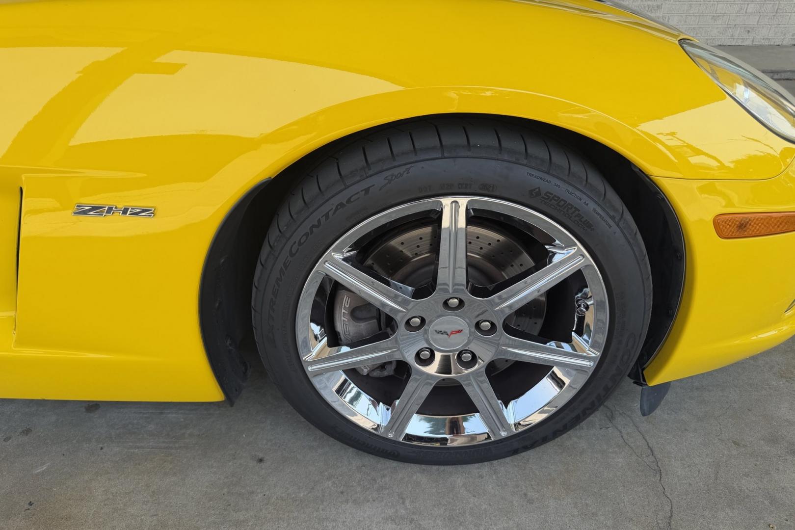 2009 Velocity Yellow /Ebony Chevrolet Corvette 2LT ZHZ (1G1YY36W595) with an LS3 engine, Automatic transmission, located at 2304 W. Main St., Boise, ID, 83702, (208) 342-7777, 43.622105, -116.218658 - GM only made 350 of these animals! Limited Edition Supercar from GM.- Photo#15