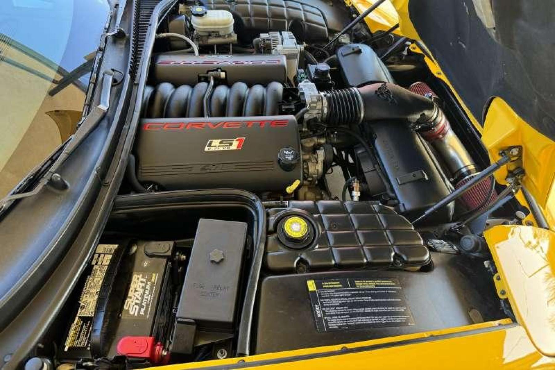 2003 Millenium Yellow /Black Chevrolet Corvette Convertible (1G1YY32G935) with an V8 5.7 Liter engine, Manual transmission, located at 2304 W. Main St., Boise, ID, 83702, (208) 342-7777, 43.622105, -116.218658 - Low Mileage! 6 Speed Manual! Ready To Go! - Photo #10