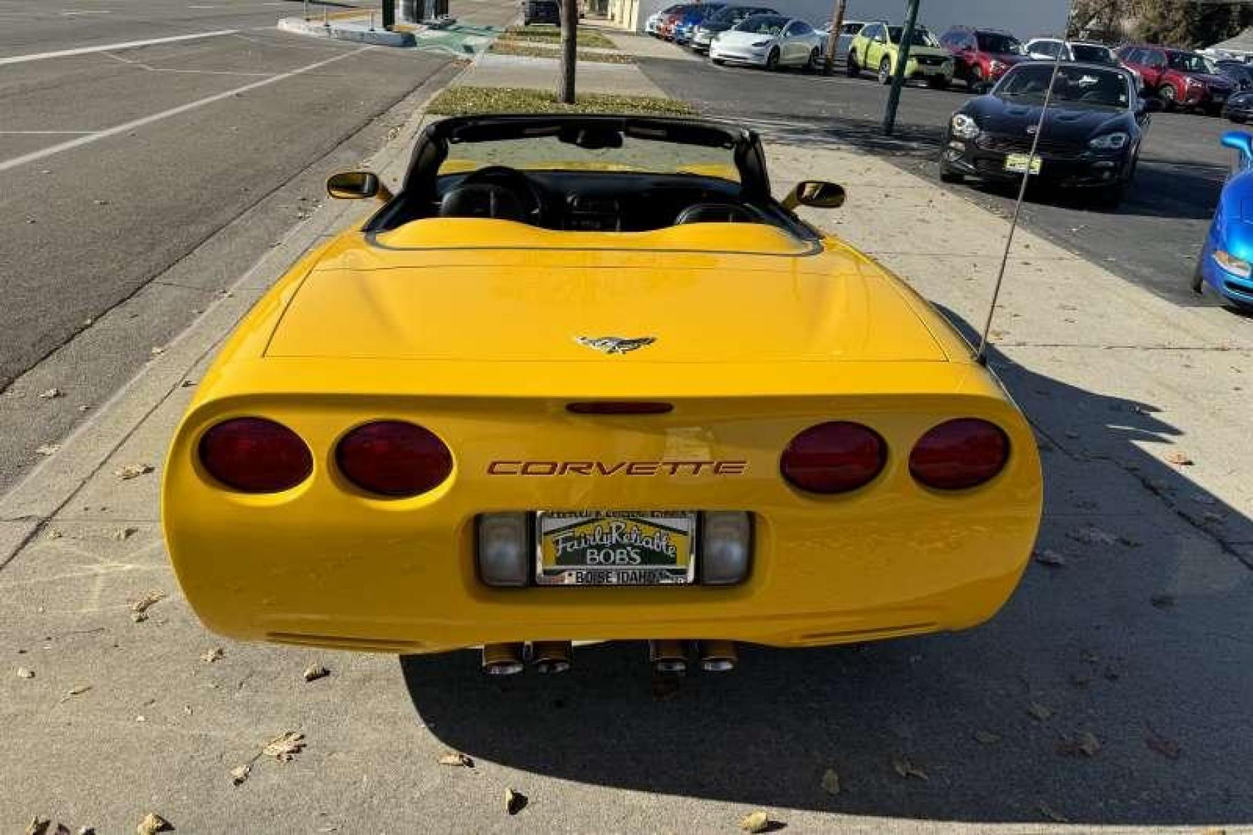 2003 Millenium Yellow /Black Chevrolet Corvette Convertible (1G1YY32G935) with an V8 5.7 Liter engine, Manual transmission, located at 2304 W. Main St., Boise, ID, 83702, (208) 342-7777, 43.622105, -116.218658 - Low Mileage! 6 Speed Manual! Ready To Go! - Photo #1