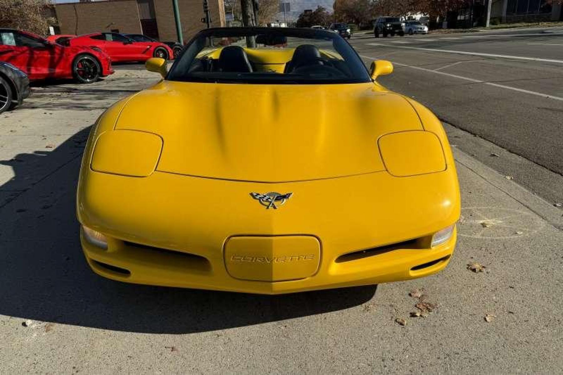 2003 Millenium Yellow /Black Chevrolet Corvette Convertible (1G1YY32G935) with an V8 5.7 Liter engine, Manual transmission, located at 2304 W. Main St., Boise, ID, 83702, (208) 342-7777, 43.622105, -116.218658 - Low Mileage! 6 Speed Manual! Ready To Go! - Photo #3