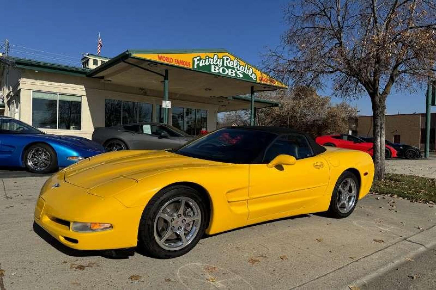 2003 Millenium Yellow /Black Chevrolet Corvette Convertible (1G1YY32G935) with an V8 5.7 Liter engine, Manual transmission, located at 2304 W. Main St., Boise, ID, 83702, (208) 342-7777, 43.622105, -116.218658 - Low Mileage! 6 Speed Manual! Ready To Go! - Photo #4
