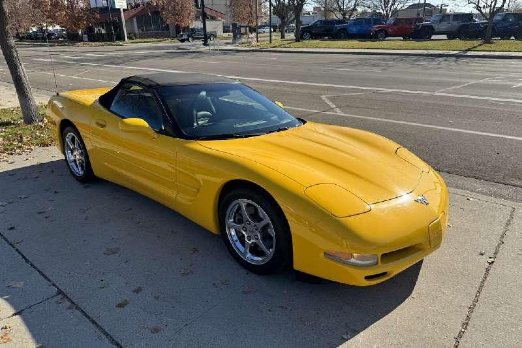 2003 Millenium Yellow /Black Chevrolet Corvette Convertible (1G1YY32G935) with an V8 5.7 Liter engine, Manual transmission, located at 2304 W. Main St., Boise, ID, 83702, (208) 342-7777, 43.622105, -116.218658 - Low Mileage! 6 Speed Manual! Ready To Go! - Photo #5