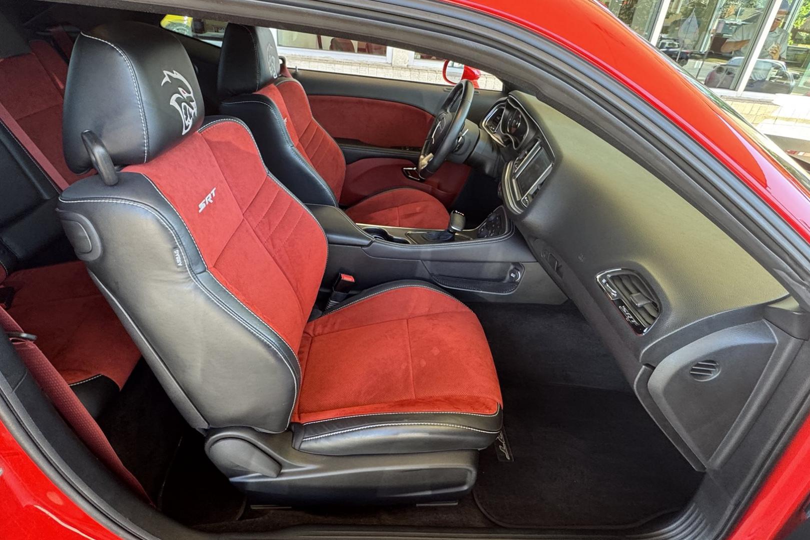 2016 Tored /Black / Red Dodge Challenger SRT SRT Hellcat (2C3CDZC96GH) with an V8 6.2 Liter Supercharged engine, Automatic 8 Speed transmission, located at 2304 W. Main St., Boise, ID, 83702, (208) 342-7777, 43.622105, -116.218658 - Anyone out there ready for 707hp and 650 lb-ft of torque! - Photo#15