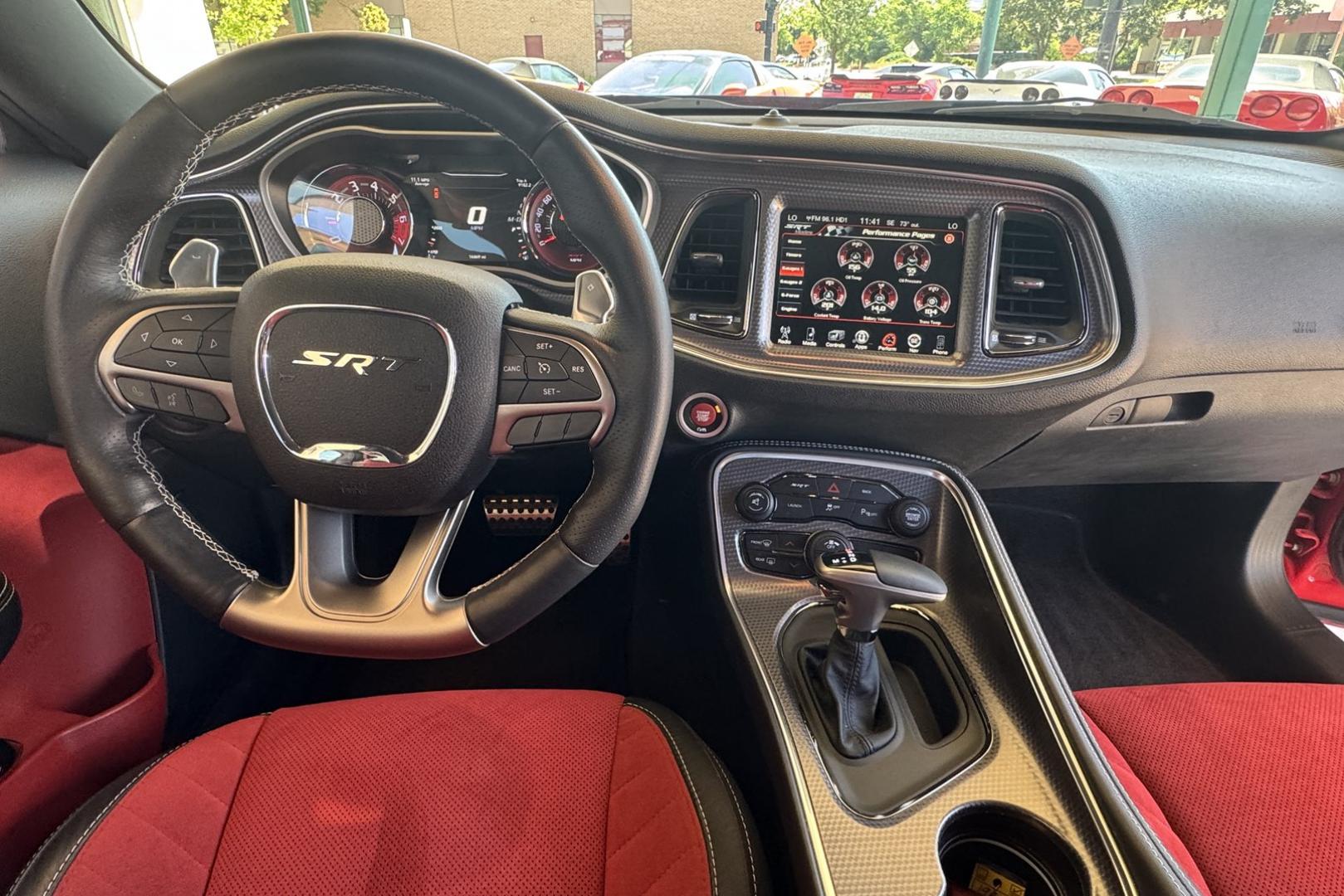 2016 Tored /Black / Red Dodge Challenger SRT SRT Hellcat (2C3CDZC96GH) with an V8 6.2 Liter Supercharged engine, Automatic 8 Speed transmission, located at 2304 W. Main St., Boise, ID, 83702, (208) 342-7777, 43.622105, -116.218658 - Anyone out there ready for 707hp and 650 lb-ft of torque! - Photo#17