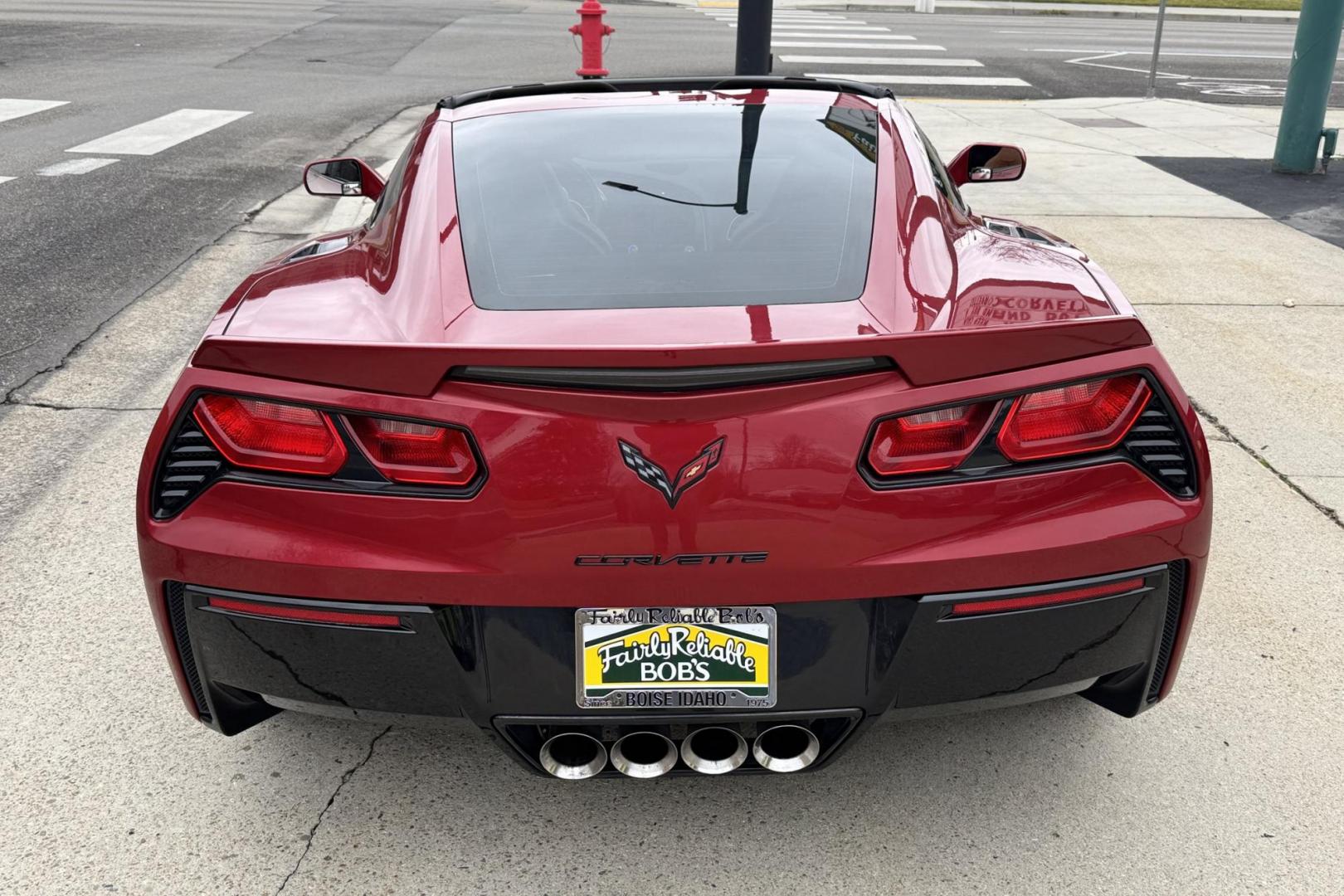 2015 Crystal Red /Kalahari Chevrolet Corvette Stingray 2LT (1G1YD2D7XF5) with an V8 6.2 liter engine, Automatic 8 Speed transmission, located at 2304 W. Main St., Boise, ID, 83702, (208) 342-7777, 43.622105, -116.218658 - Ready to go...fast. - Photo#1