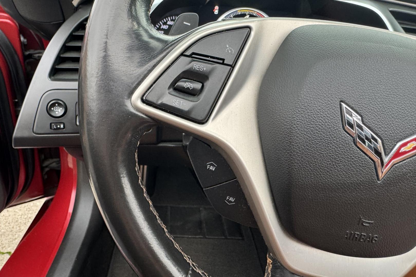 2015 Crystal Red /Kalahari Chevrolet Corvette Stingray 2LT (1G1YD2D7XF5) with an V8 6.2 liter engine, Automatic 8 Speed transmission, located at 2304 W. Main St., Boise, ID, 83702, (208) 342-7777, 43.622105, -116.218658 - Ready to go...fast. - Photo#8