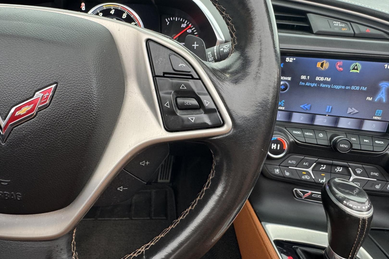 2015 Crystal Red /Kalahari Chevrolet Corvette Stingray 2LT (1G1YD2D7XF5) with an V8 6.2 liter engine, Automatic 8 Speed transmission, located at 2304 W. Main St., Boise, ID, 83702, (208) 342-7777, 43.622105, -116.218658 - Ready to go...fast. - Photo#11