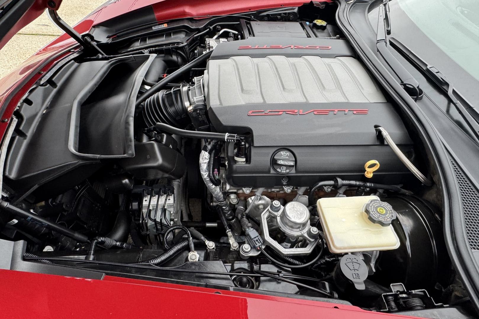 2015 Crystal Red /Kalahari Chevrolet Corvette Stingray 2LT (1G1YD2D7XF5) with an V8 6.2 liter engine, Automatic 8 Speed transmission, located at 2304 W. Main St., Boise, ID, 83702, (208) 342-7777, 43.622105, -116.218658 - Ready to go...fast. - Photo#13