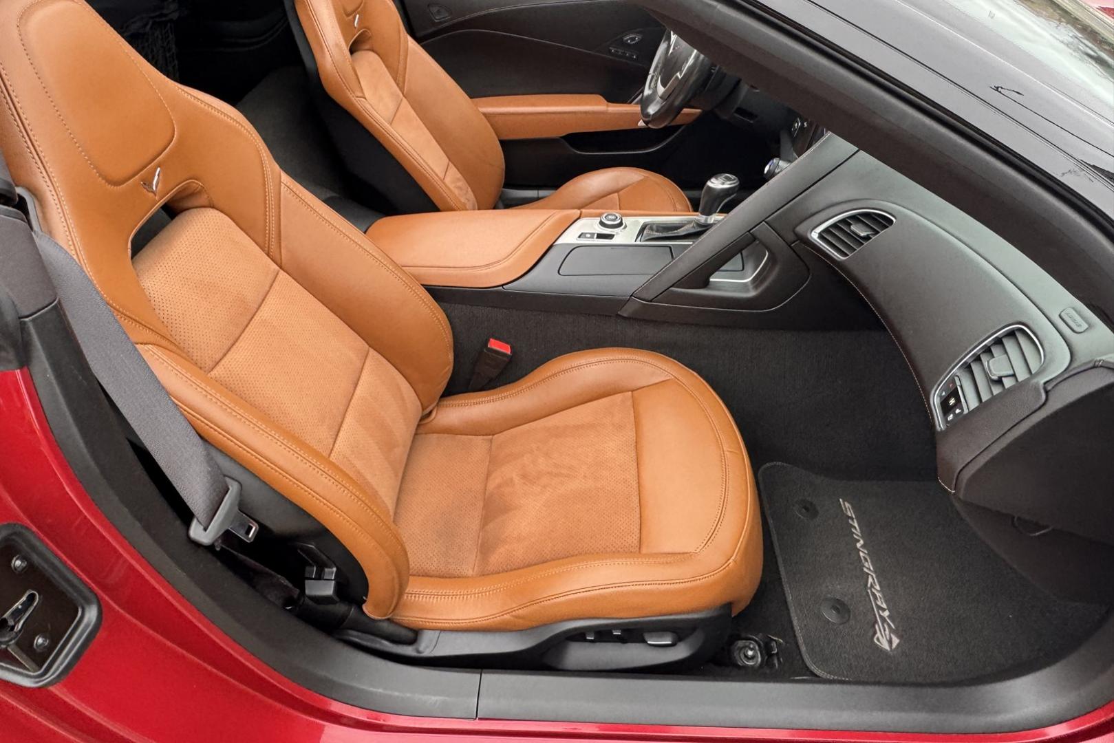 2015 Crystal Red /Kalahari Chevrolet Corvette Stingray 2LT (1G1YD2D7XF5) with an V8 6.2 liter engine, Automatic 8 Speed transmission, located at 2304 W. Main St., Boise, ID, 83702, (208) 342-7777, 43.622105, -116.218658 - Ready to go...fast. - Photo#15