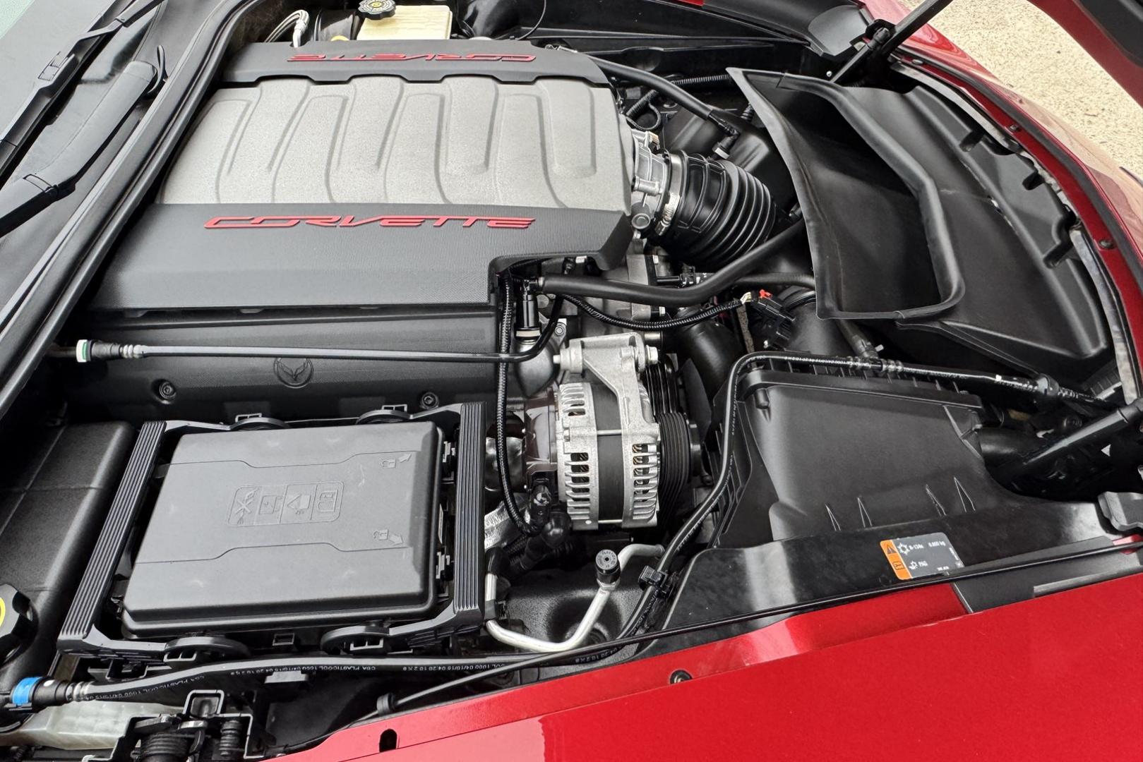 2015 Crystal Red /Kalahari Chevrolet Corvette Stingray 2LT (1G1YD2D7XF5) with an V8 6.2 liter engine, Automatic 8 Speed transmission, located at 2304 W. Main St., Boise, ID, 83702, (208) 342-7777, 43.622105, -116.218658 - Ready to go...fast. - Photo#16