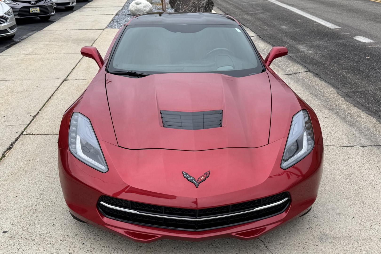 2015 Crystal Red /Kalahari Chevrolet Corvette Stingray 2LT (1G1YD2D7XF5) with an V8 6.2 liter engine, Automatic 8 Speed transmission, located at 2304 W. Main St., Boise, ID, 83702, (208) 342-7777, 43.622105, -116.218658 - Ready to go...fast. - Photo#23