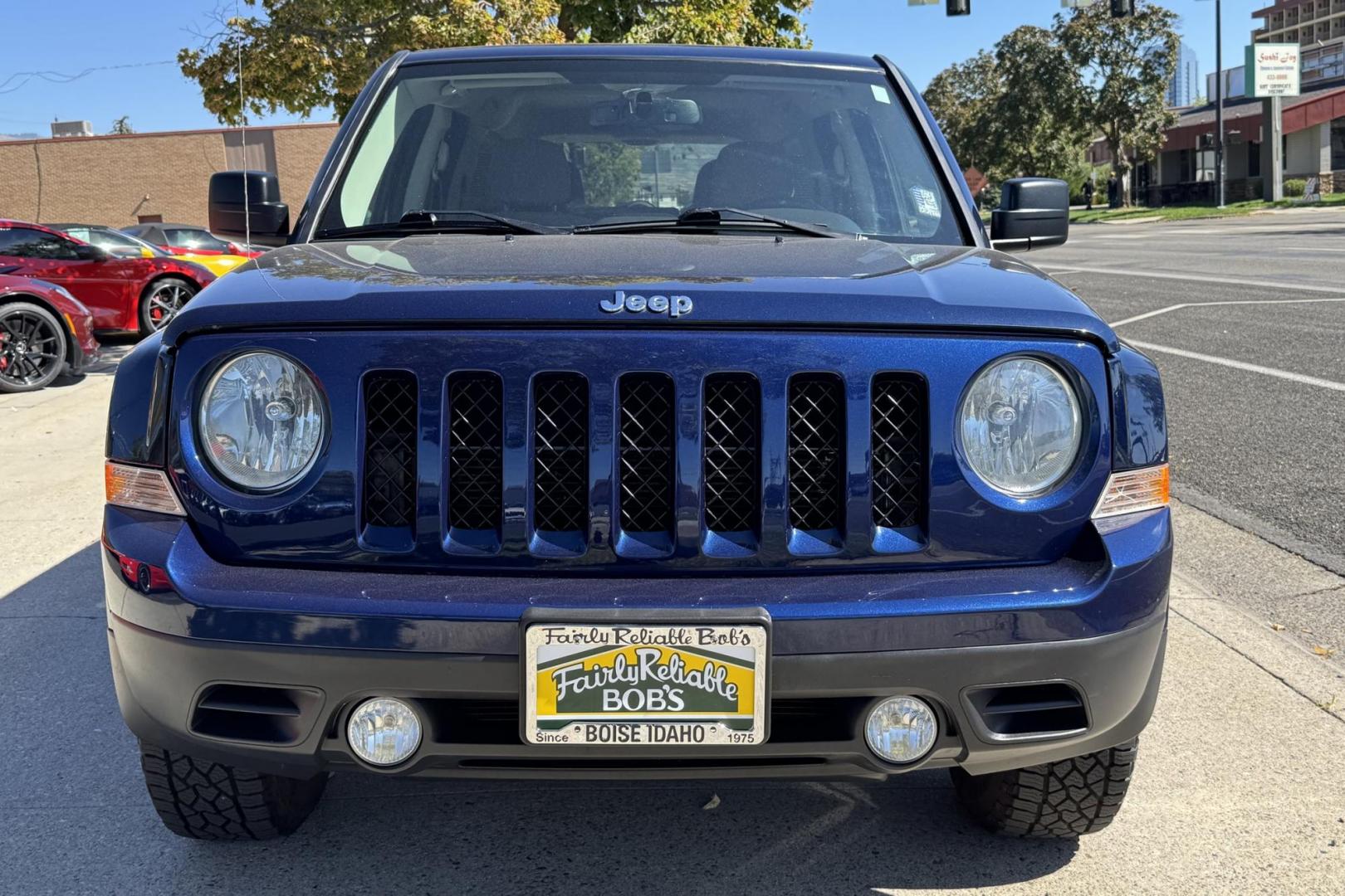 2017 True Blue /Tan Jeep Patriot (1C4NJRBB0HD) with an 4 Cyl 2.4 Liter engine, Automatic transmission, located at 2304 W. Main St., Boise, ID, 83702, (208) 342-7777, 43.622105, -116.218658 - Ready For Adventure! Trades Welcome! - Photo#3