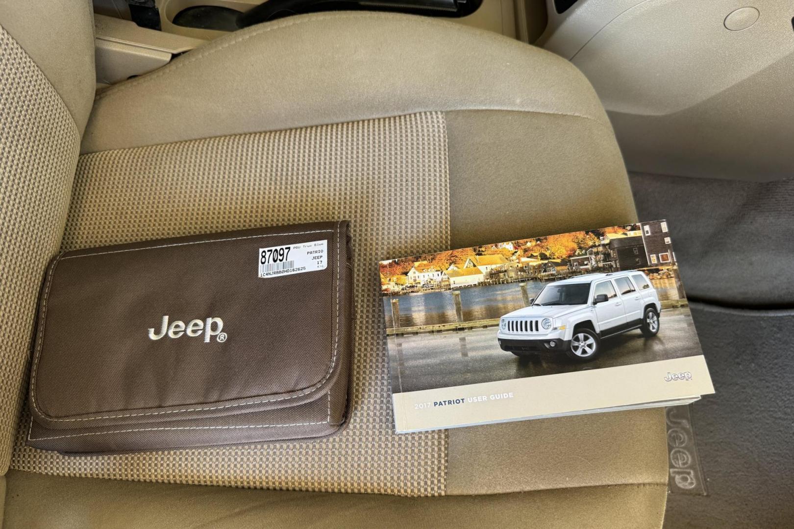 2017 True Blue /Tan Jeep Patriot (1C4NJRBB0HD) with an 4 Cyl 2.4 Liter engine, Automatic transmission, located at 2304 W. Main St., Boise, ID, 83702, (208) 342-7777, 43.622105, -116.218658 - Ready For Adventure! Trades Welcome! - Photo#12
