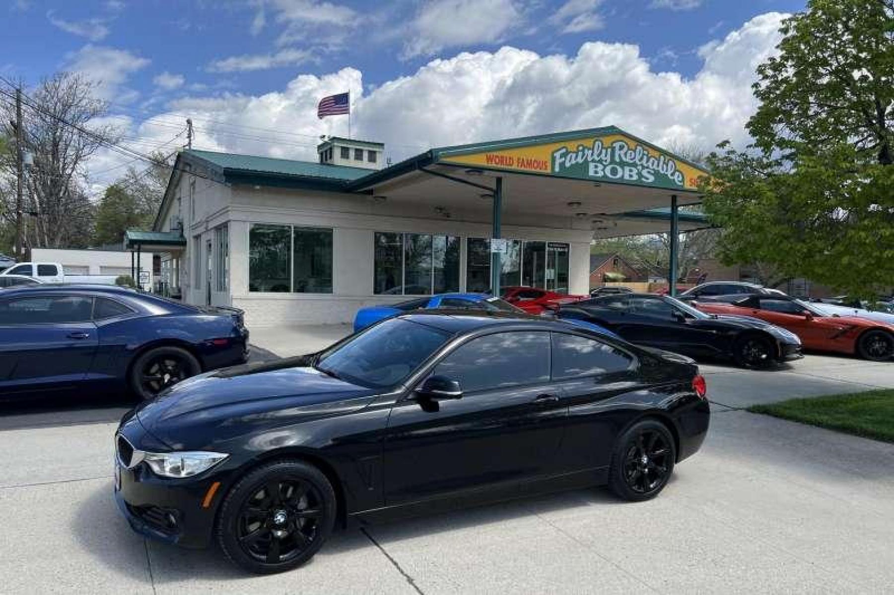 2014 Black /Black BMW 435i xDrive (WBA3R5C59EK) with an 6 Cyl 3.0L engine, Automatic transmission, located at 2304 W. Main St., Boise, ID, 83702, (208) 342-7777, 43.622105, -116.218658 - All Wheel Drive! Low miles! - Photo #0