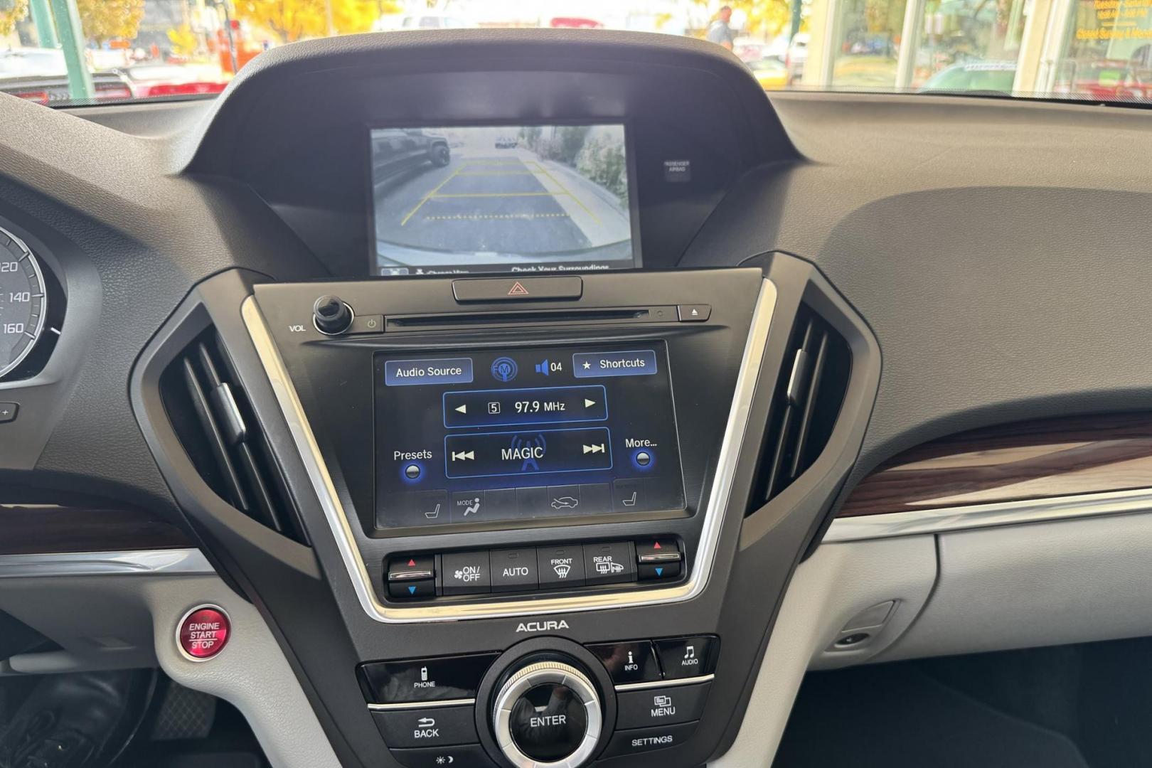 2015 Graphite Luster Metallic /Graystone Acura MDX SH-AWD (5FRYD4H29FB) with an V6 3.5 Liter engine, Automatic 6 Speed transmission, located at 2304 W. Main St., Boise, ID, 83702, (208) 342-7777, 43.622105, -116.218658 - 3rd Row Seating! Comfortable Ride! - Photo#5