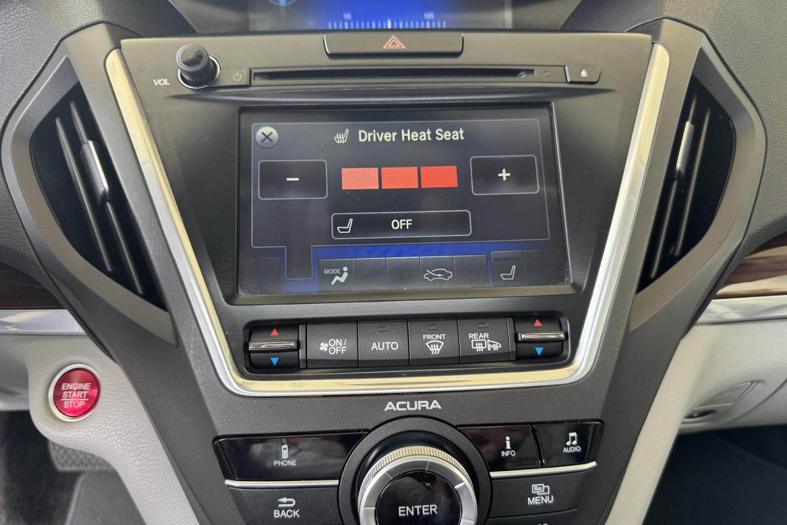 2015 Graphite Luster Metallic /Graystone Acura MDX SH-AWD (5FRYD4H29FB) with an V6 3.5 Liter engine, Automatic 6 Speed transmission, located at 2304 W. Main St., Boise, ID, 83702, (208) 342-7777, 43.622105, -116.218658 - 3rd Row Seating! Comfortable Ride! - Photo#9