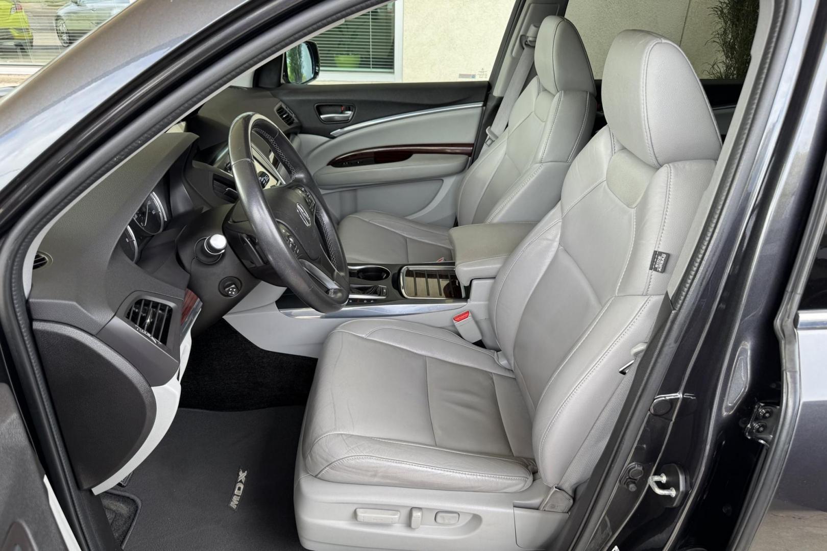 2015 Graphite Luster Metallic /Graystone Acura MDX SH-AWD (5FRYD4H29FB) with an V6 3.5 Liter engine, Automatic 6 Speed transmission, located at 2304 W. Main St., Boise, ID, 83702, (208) 342-7777, 43.622105, -116.218658 - 3rd Row Seating! Comfortable Ride! - Photo#10