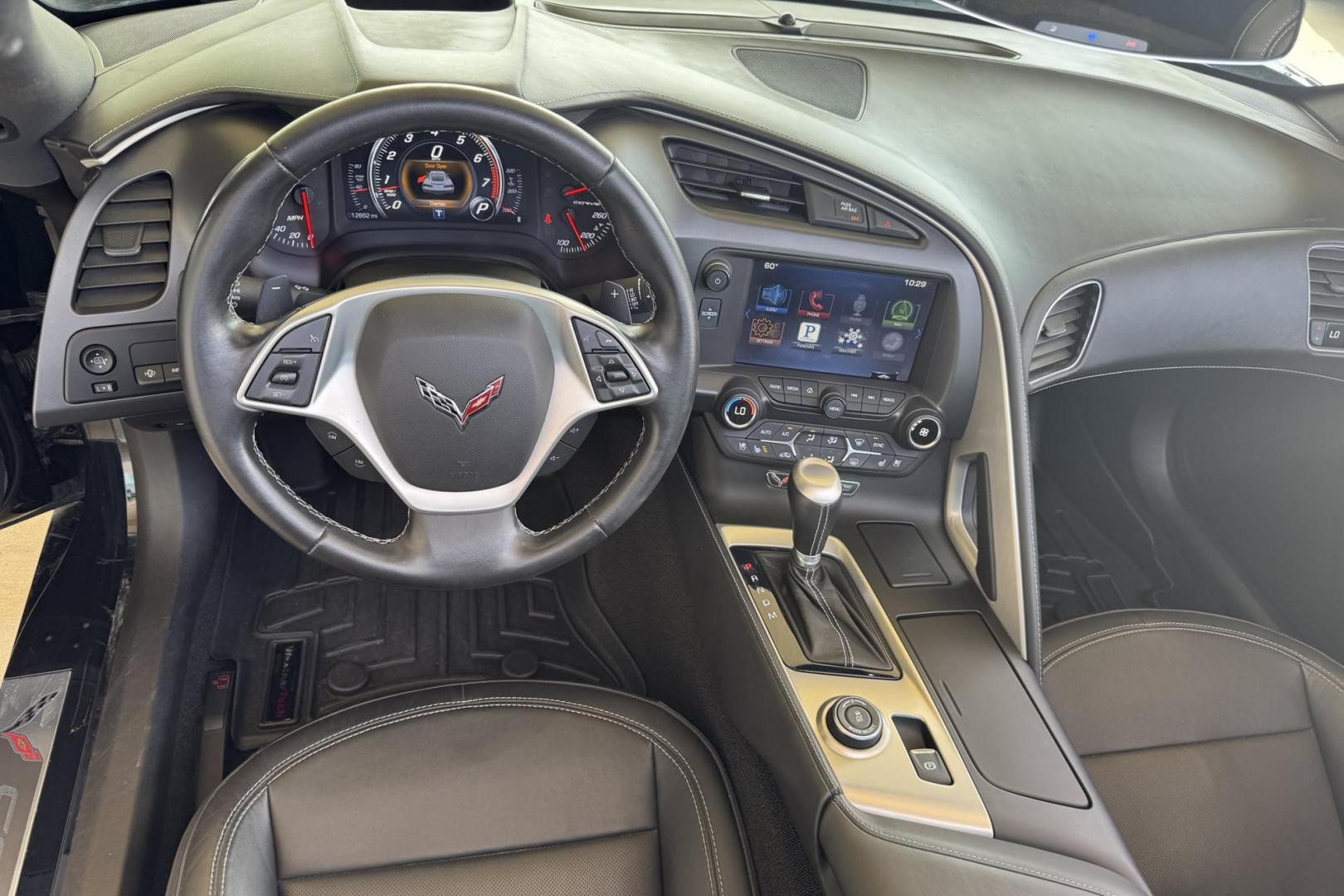 2014 Black /Black Chevrolet Corvette Stingray 3LT Z51 (1G1YM2D7XE5) with an V8 6.2 Liter engine, Automatic 6 Speed transmission, located at 2304 W. Main St., Boise, ID, 83702, (208) 342-7777, 43.622105, -116.218658 - 3LT Preferred Equipment Group and Z51 performance package. Only 12k miles, New Tires Too! - Photo#13