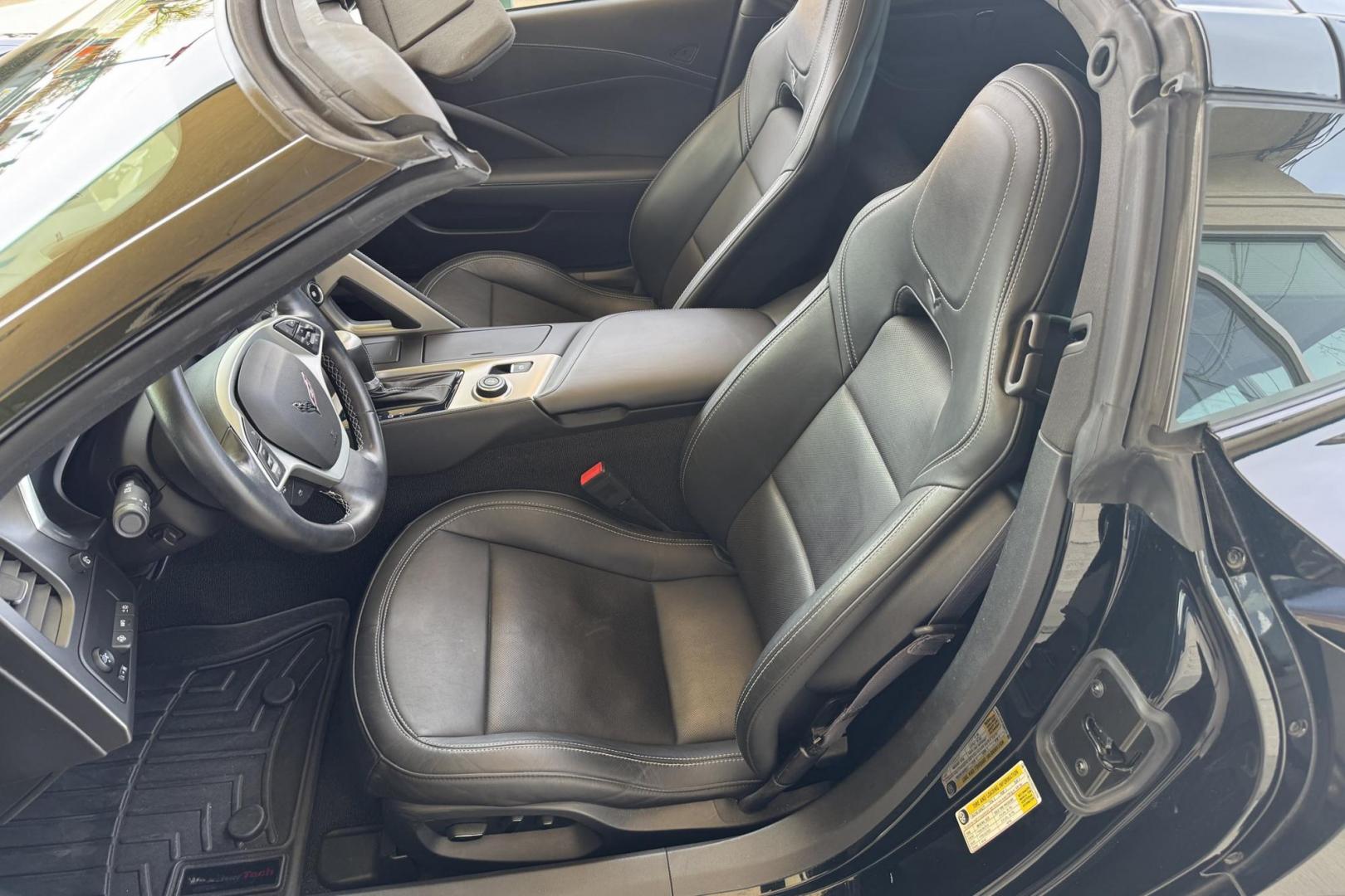 2014 Black /Black Chevrolet Corvette Stingray 3LT Z51 (1G1YM2D7XE5) with an V8 6.2 Liter engine, Automatic 6 Speed transmission, located at 2304 W. Main St., Boise, ID, 83702, (208) 342-7777, 43.622105, -116.218658 - 3LT Preferred Equipment Group and Z51 performance package. Only 12k miles, New Tires Too! - Photo#12