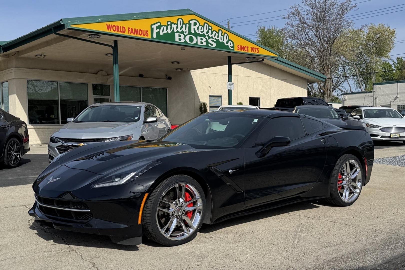 2014 Black /Black Chevrolet Corvette Stingray 3LT Z51 (1G1YM2D7XE5) with an V8 6.2 Liter engine, Automatic 6 Speed transmission, located at 2304 W. Main St., Boise, ID, 83702, (208) 342-7777, 43.622105, -116.218658 - 3LT Preferred Equipment Group and Z51 performance package. Only 12k miles, New Tires Too! - Photo#21