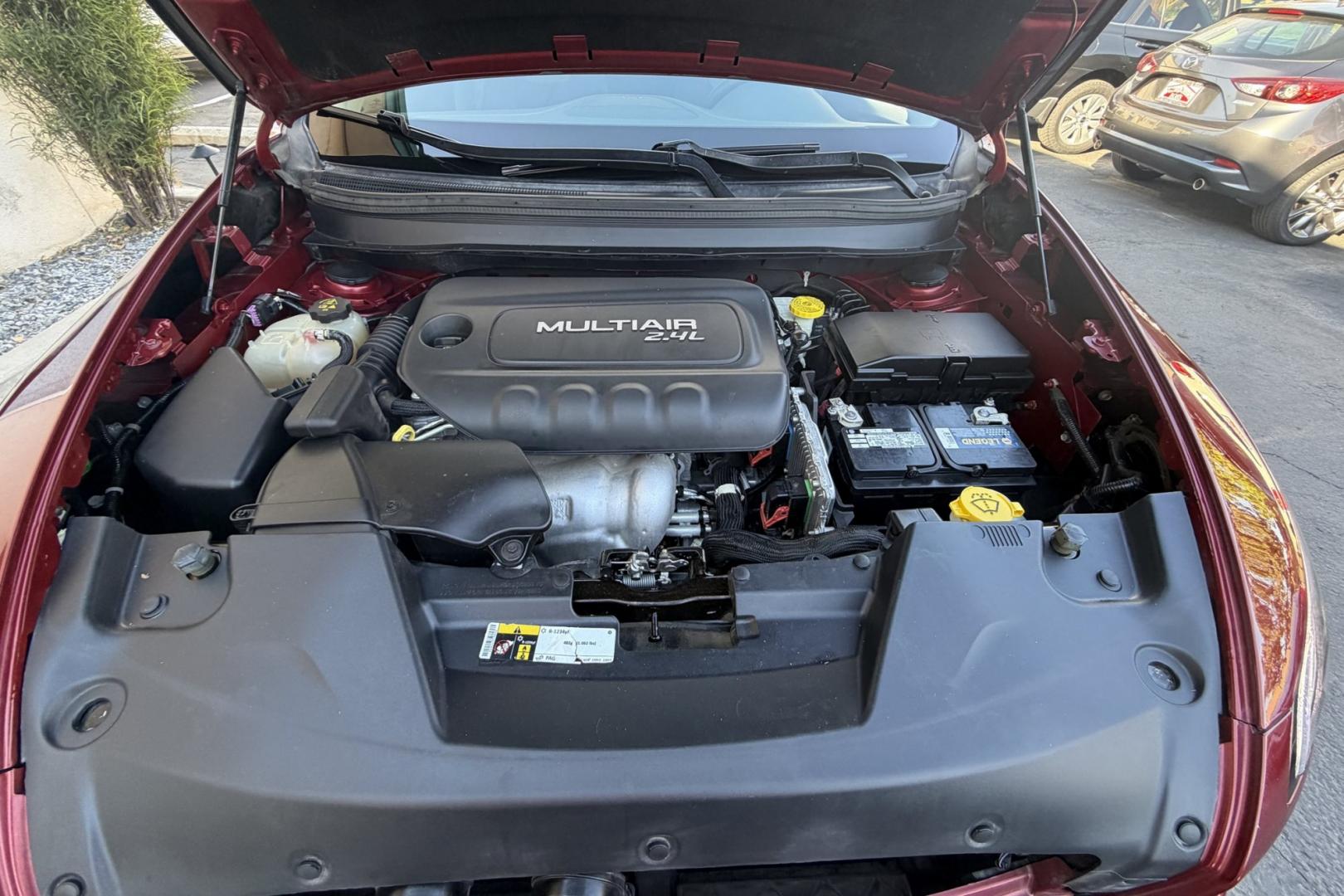 2017 Deep Cherry Red /Black Jeep Cherokee Sport (1C4PJMAB3HW) with an 4 Cyl 2.4 Liter engine, Automatic 9 Speed transmission, located at 2304 W. Main St., Boise, ID, 83702, (208) 342-7777, 43.622105, -116.218658 - Affordable 4x4!- Photo#10
