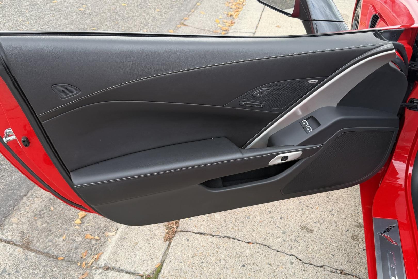 2015 Torch Red /Black Chevrolet Corvette Stingray 2LT Z/51 (1G1YK2D78F5) with an V8 6.2 Liter engine, Automatic 8 Speed transmission, located at 2304 W. Main St., Boise, ID, 83702, (208) 342-7777, 43.622105, -116.218658 - Super low mileage Z/51 coupe in stunning Torch Red!- Photo#4