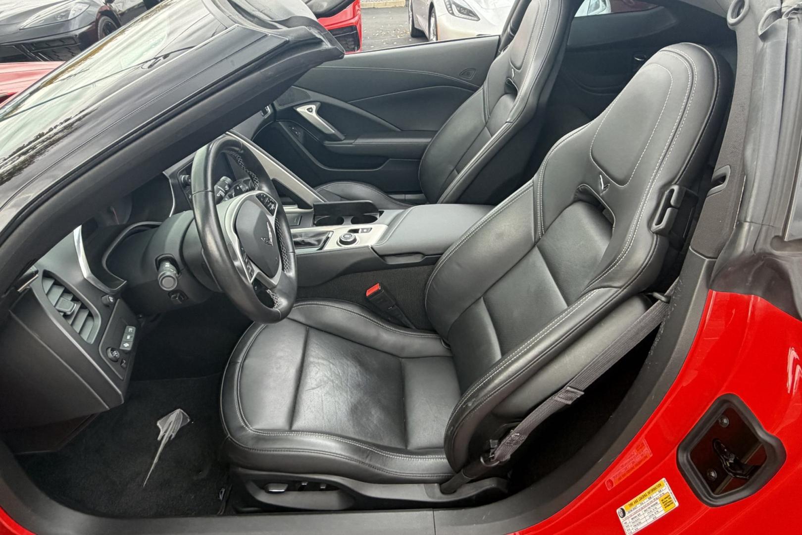 2015 Torch Red /Black Chevrolet Corvette Stingray 2LT Z/51 (1G1YK2D78F5) with an V8 6.2 Liter engine, Automatic 8 Speed transmission, located at 2304 W. Main St., Boise, ID, 83702, (208) 342-7777, 43.622105, -116.218658 - Super low mileage Z/51 coupe in stunning Torch Red!- Photo#5