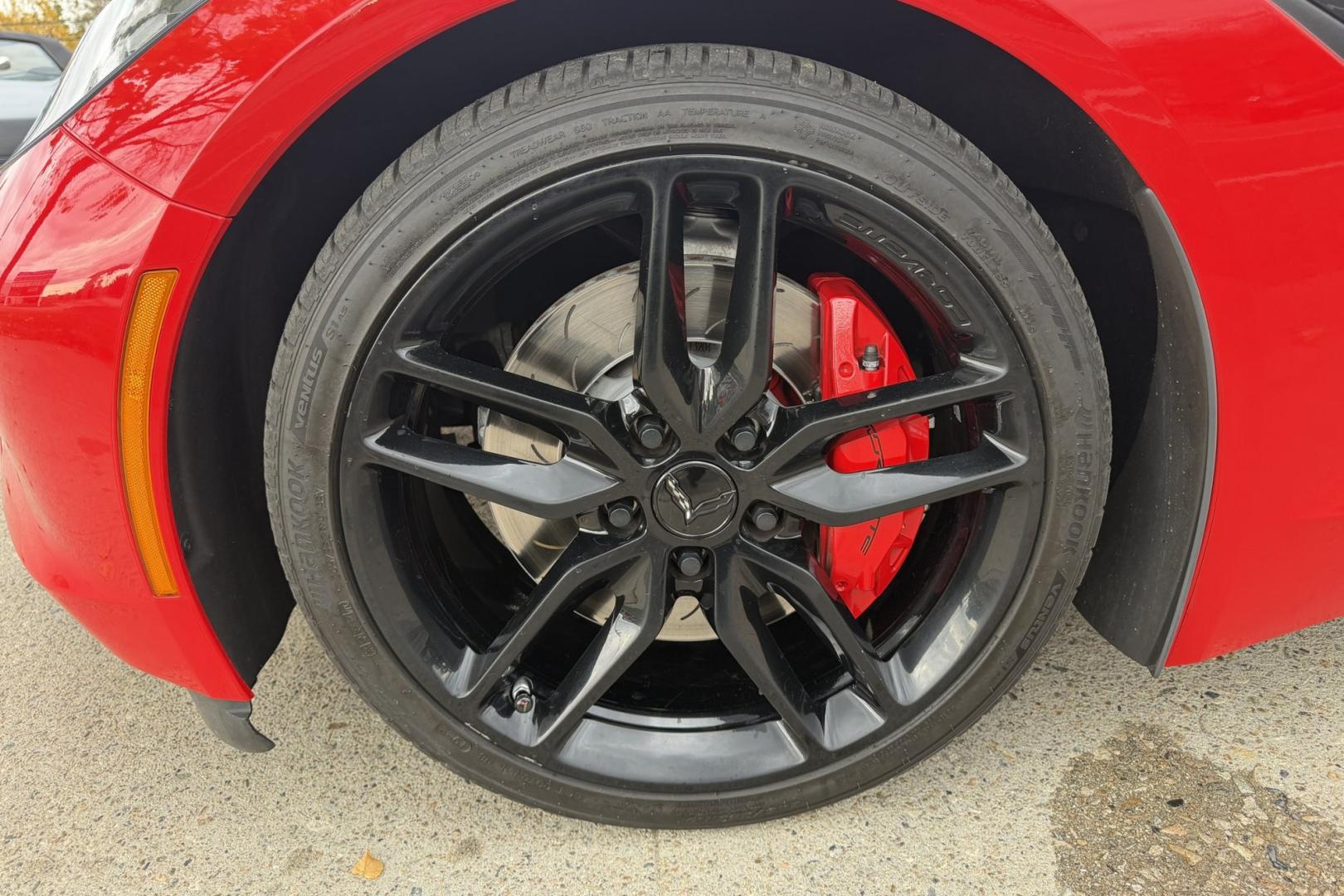 2015 Torch Red /Black Chevrolet Corvette Stingray 2LT Z/51 (1G1YK2D78F5) with an V8 6.2 Liter engine, Automatic 8 Speed transmission, located at 2304 W. Main St., Boise, ID, 83702, (208) 342-7777, 43.622105, -116.218658 - Super low mileage Z/51 coupe in stunning Torch Red!- Photo#14