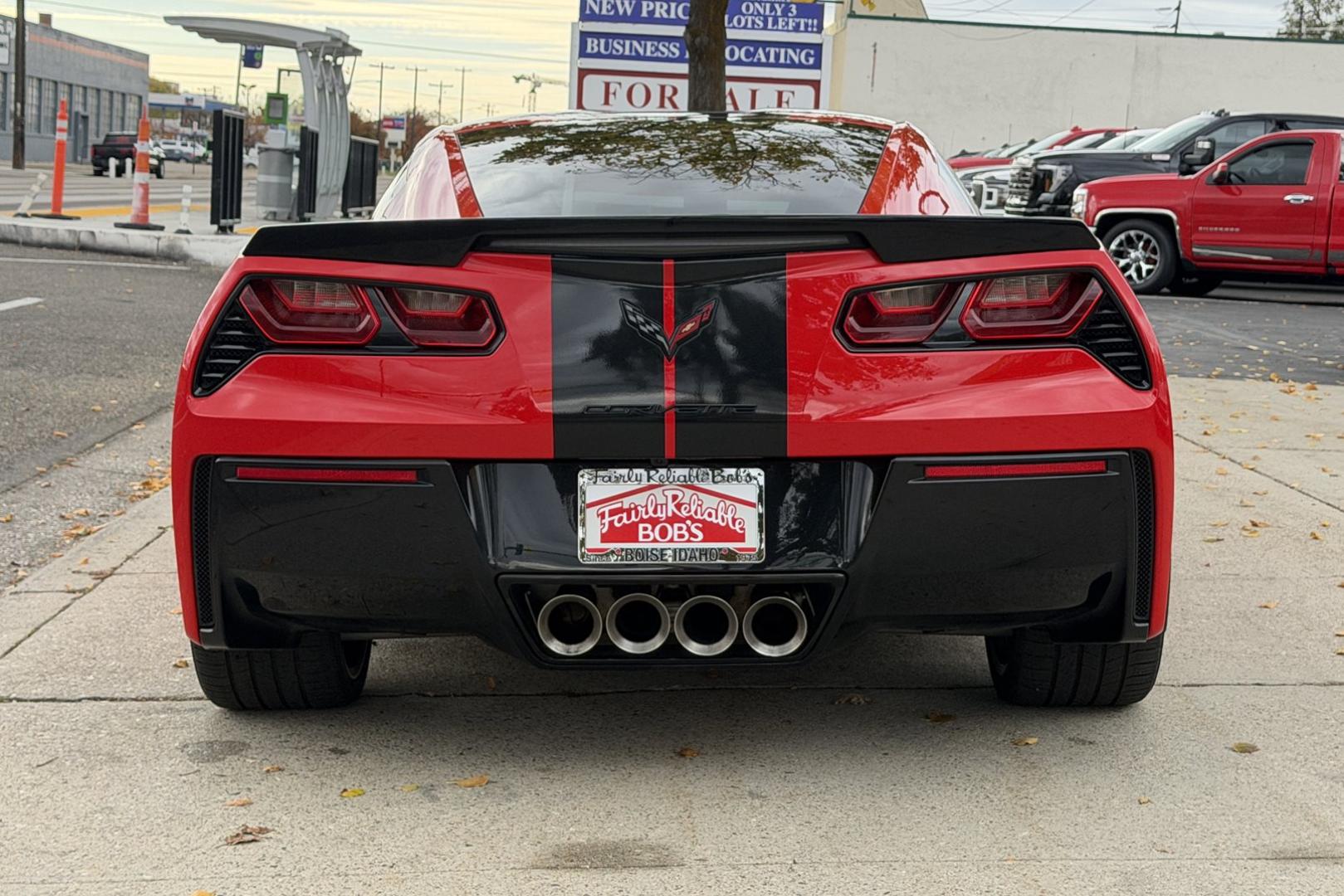 2015 Torch Red /Black Chevrolet Corvette Stingray 2LT Z/51 (1G1YK2D78F5) with an V8 6.2 Liter engine, Automatic 8 Speed transmission, located at 2304 W. Main St., Boise, ID, 83702, (208) 342-7777, 43.622105, -116.218658 - Super low mileage Z/51 coupe in stunning Torch Red!- Photo#21