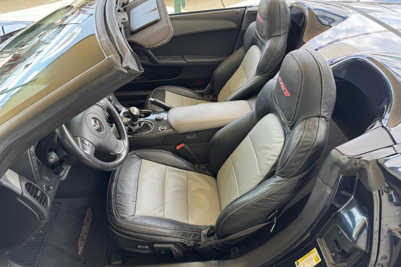 2013 Night Race Blue Metallic /Black Chevrolet Corvette Stingray 427 Convertible (1G1YZ3DE4D5) with an LS7 engine, 6 Speed Manual transmission, located at 2304 W. Main St., Boise, ID, 83702, (208) 342-7777, 43.622105, -116.218658 - Rare and beautiful 7.0 Liter LS7-powered 427 Convertible! - Photo#7